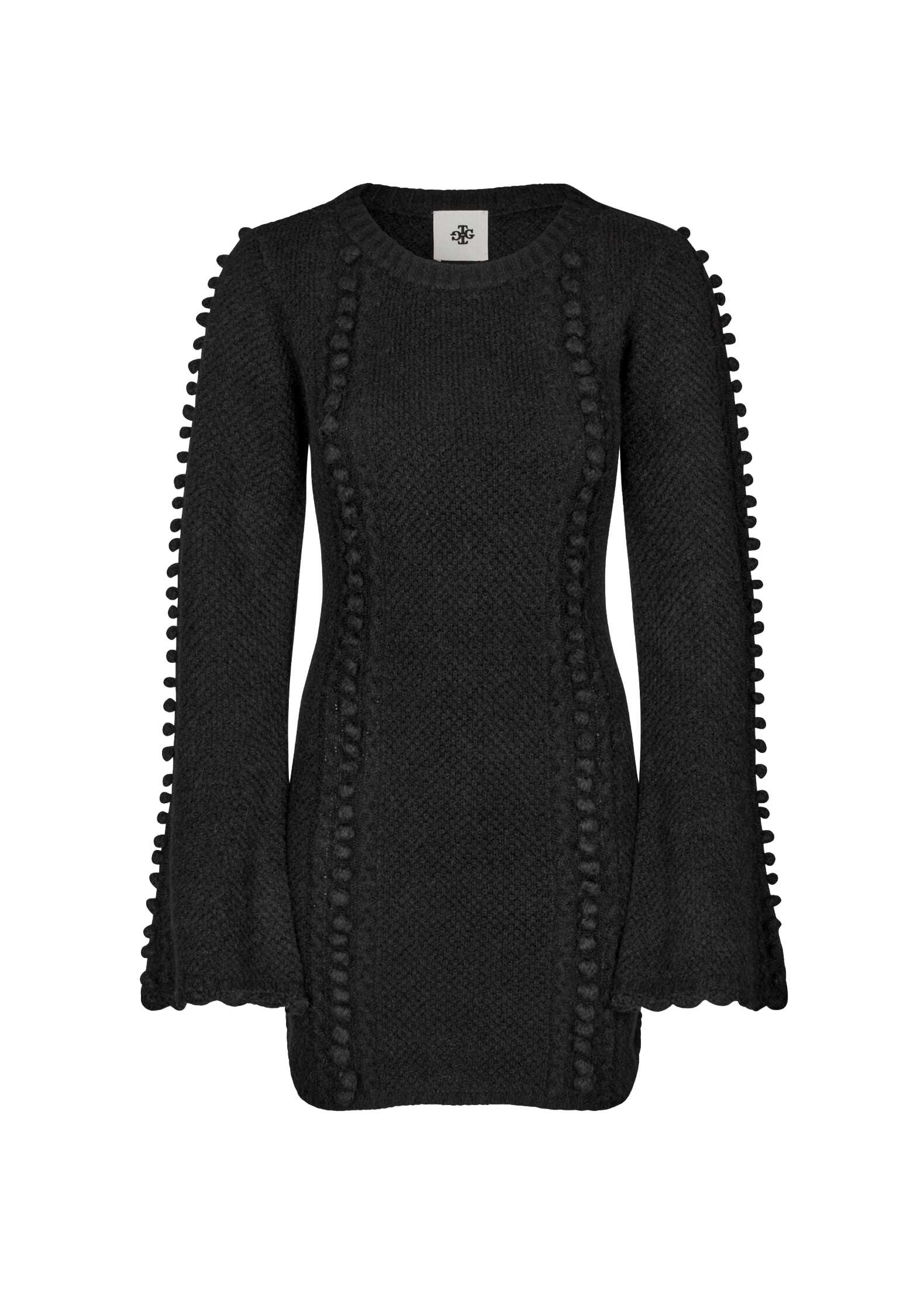 BLACK VERBIER DOT DRESS