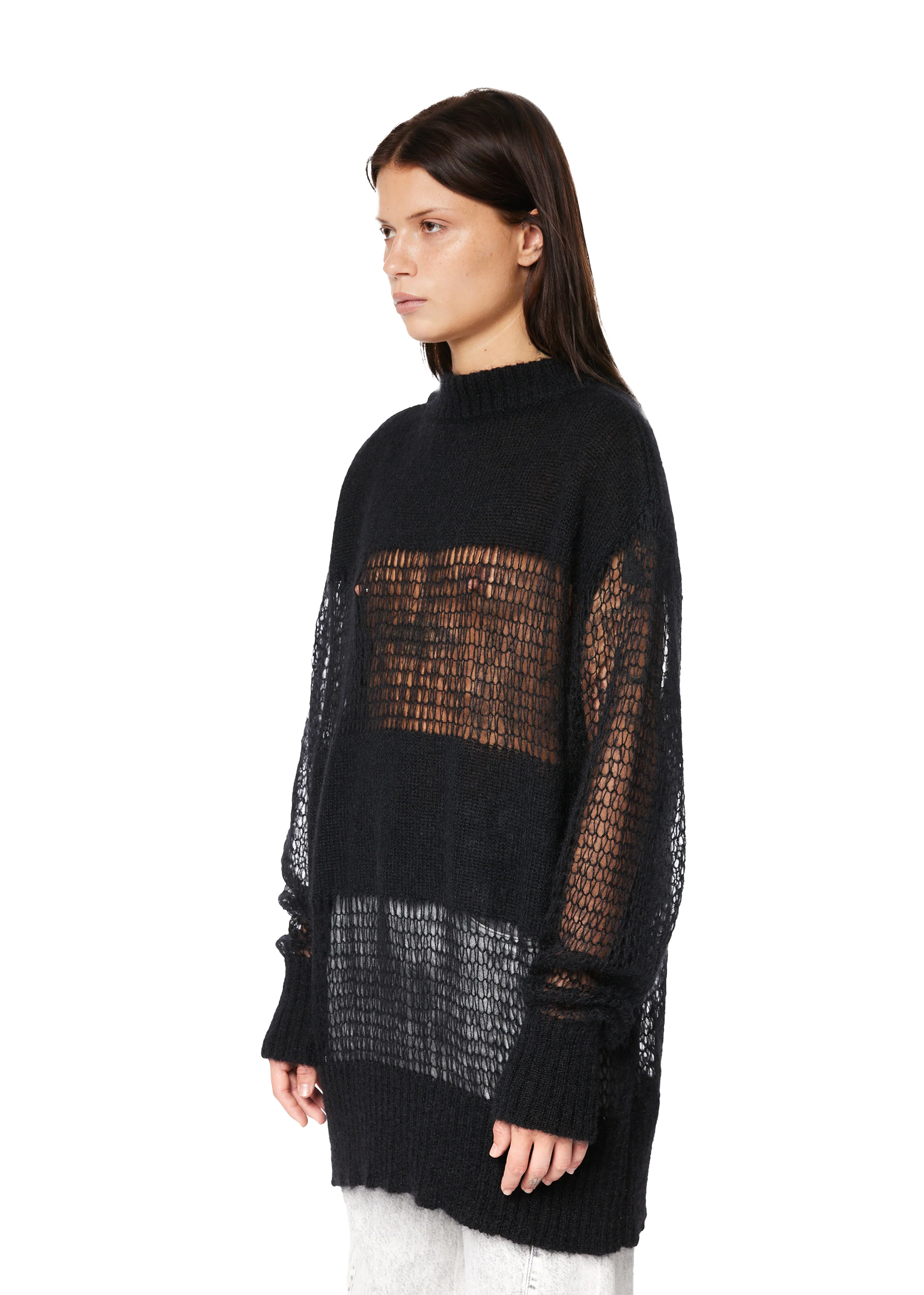 WOMEN'S GIANT LOOSE KNIT SWEATER