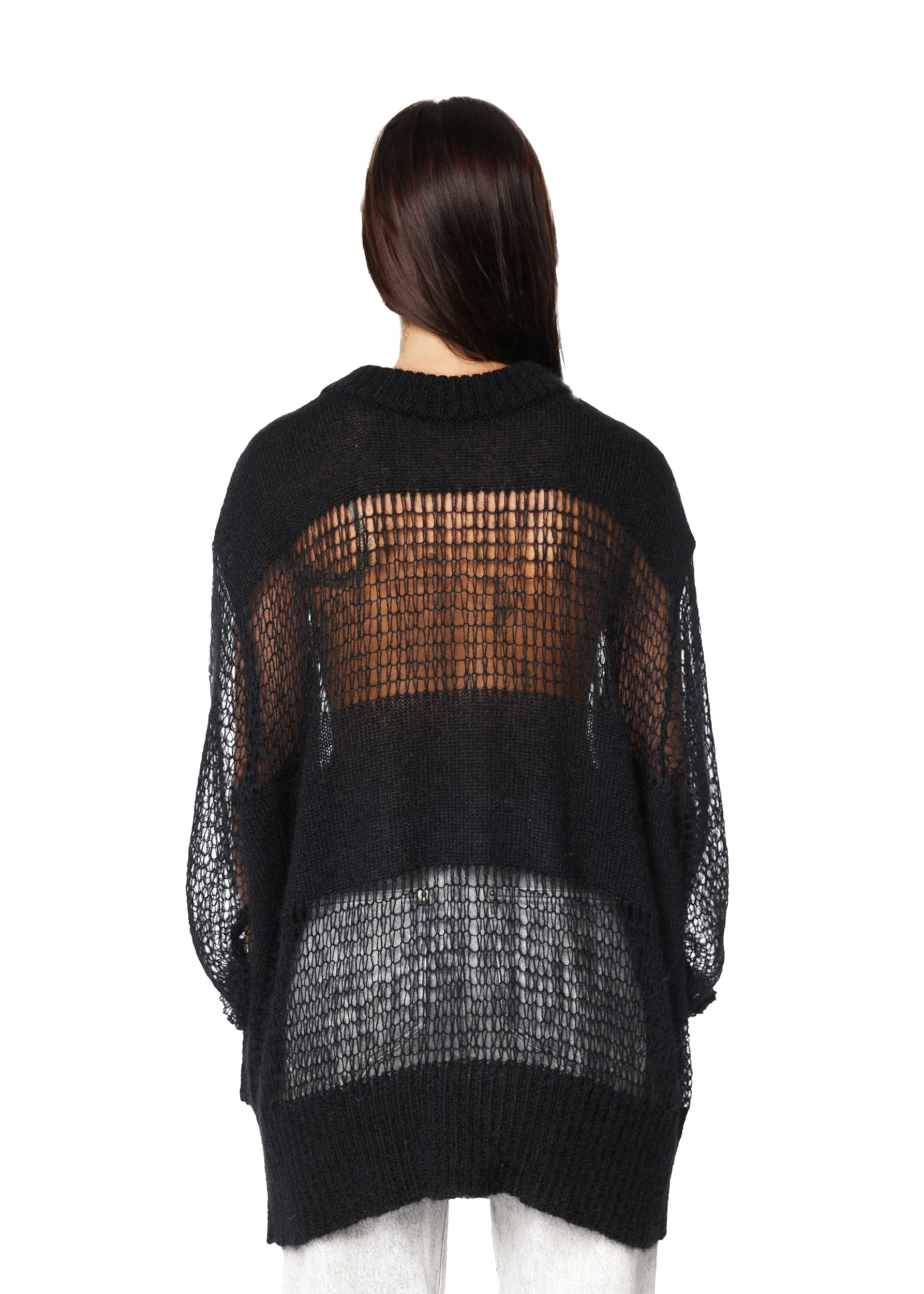 WOMEN'S GIANT LOOSE KNIT SWEATER