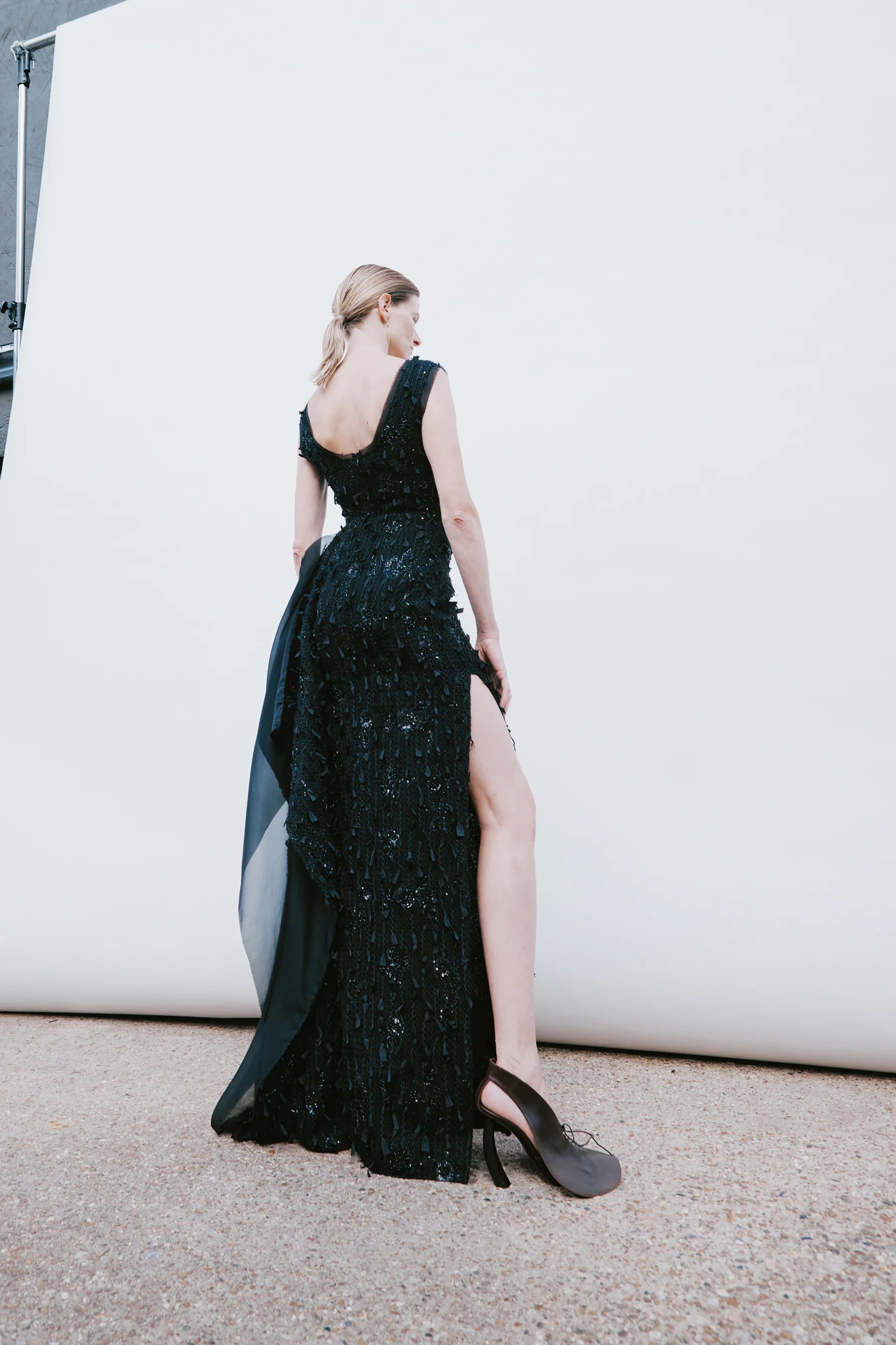 Maxi Dress With Side Panel