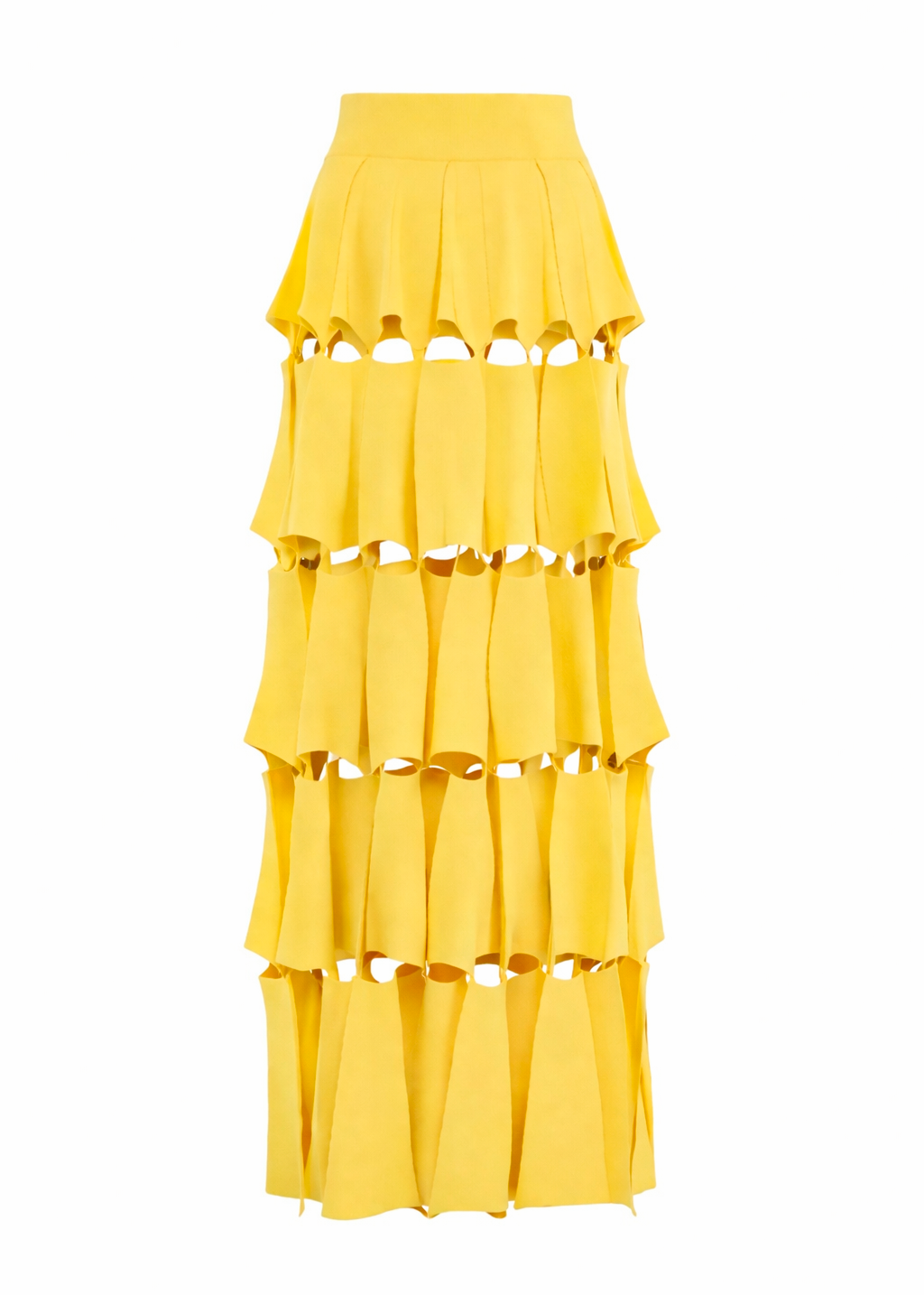 Knitted Multi Trapeze Skirt