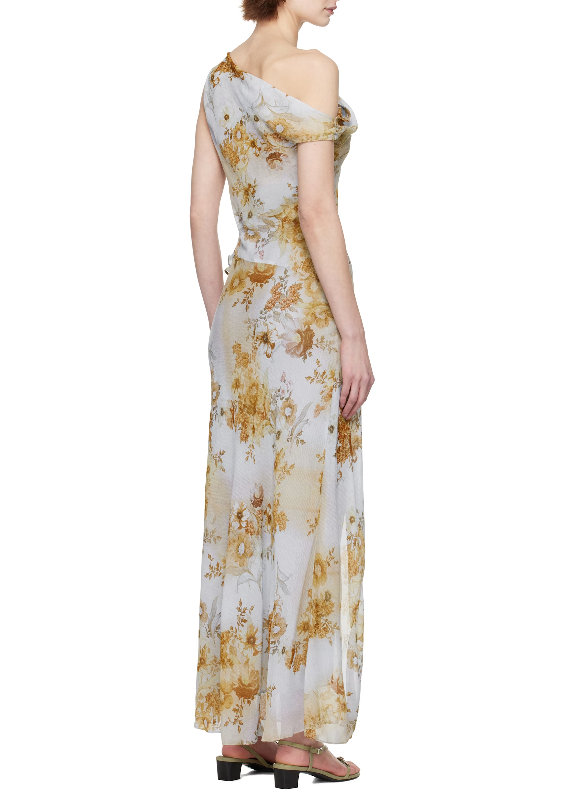 Blue Rahni Asym Maxi Dress