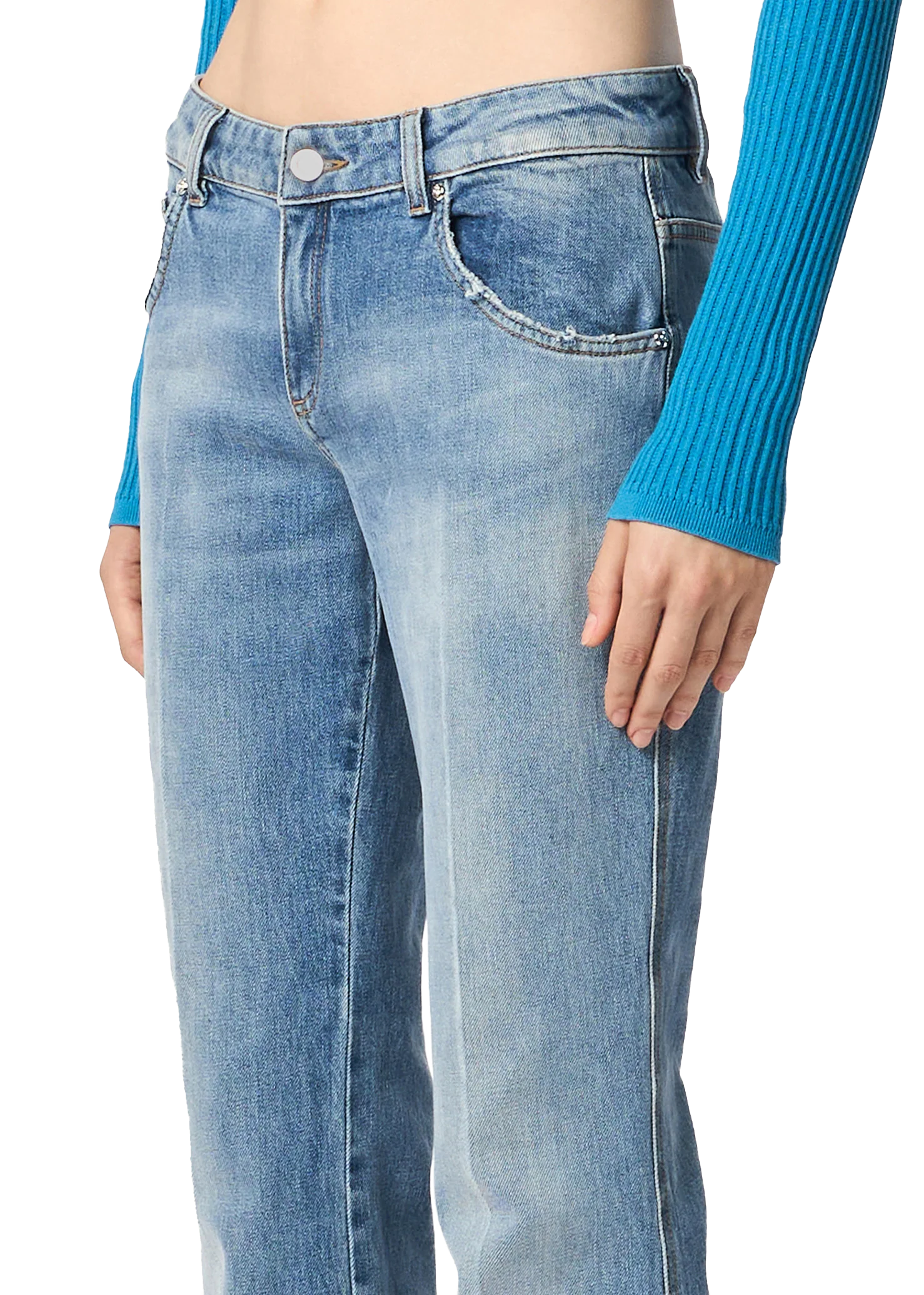 Medium Wash Bell Bottom Jeans