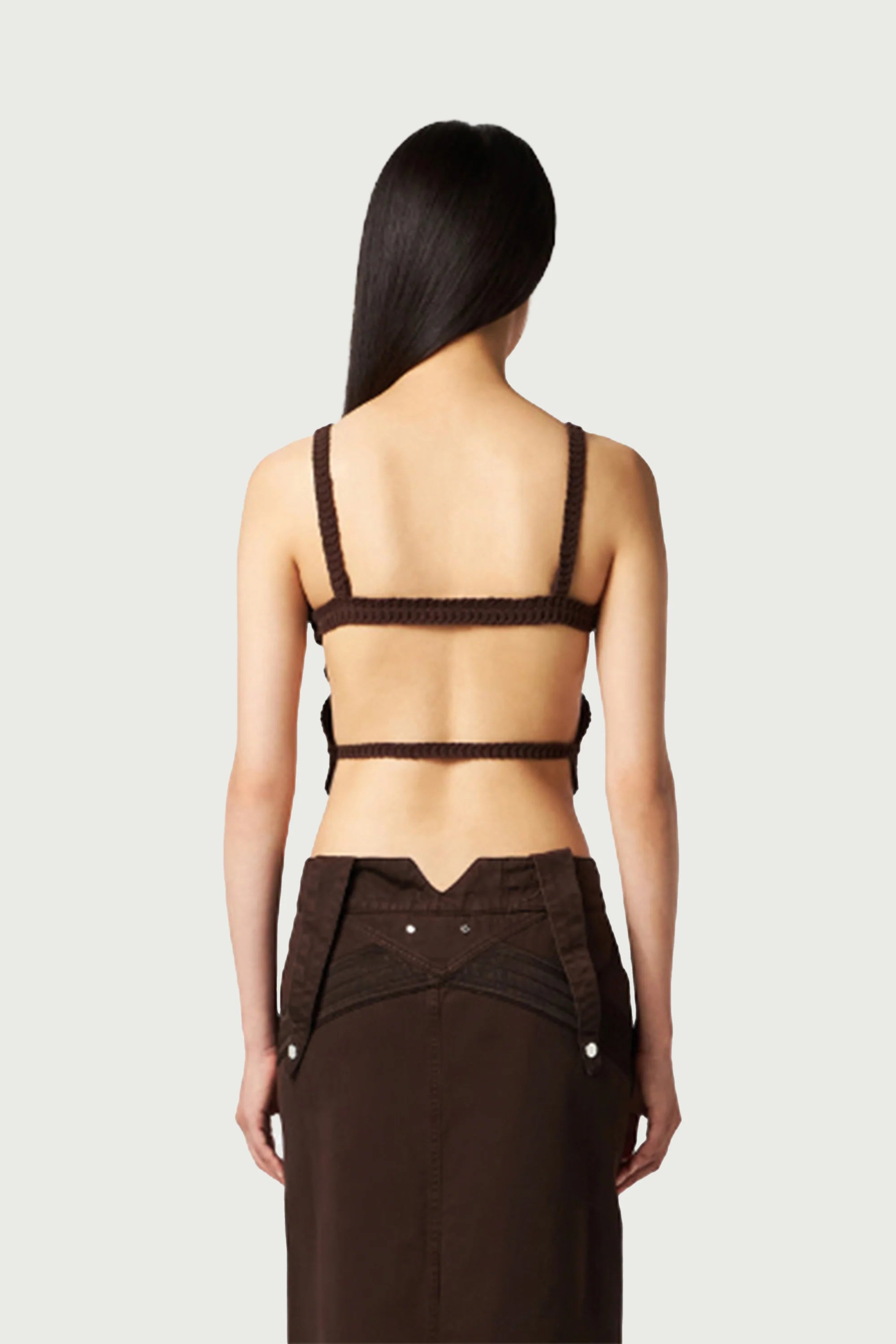 CROPPED TOP WITH EMBROIDERY BUTTERFLY