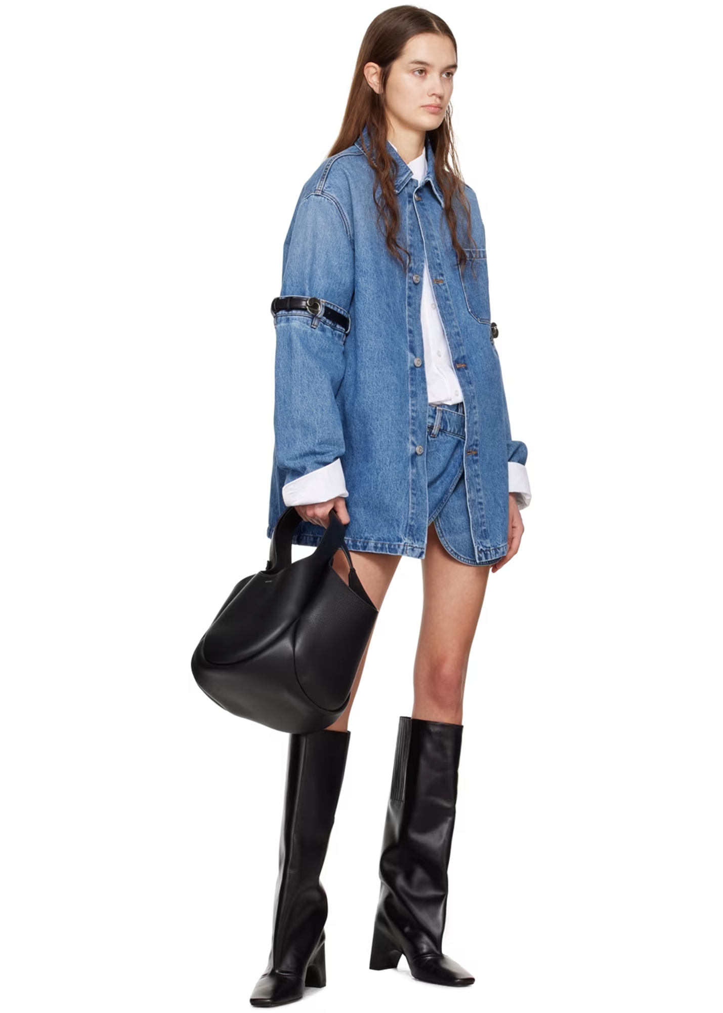 Black Bucket Bag