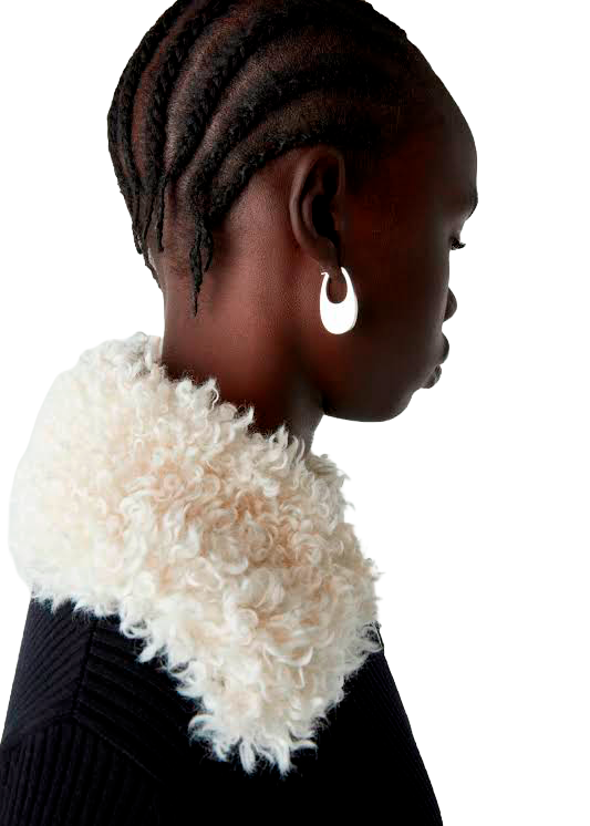 Small Swipe Earrings Silver