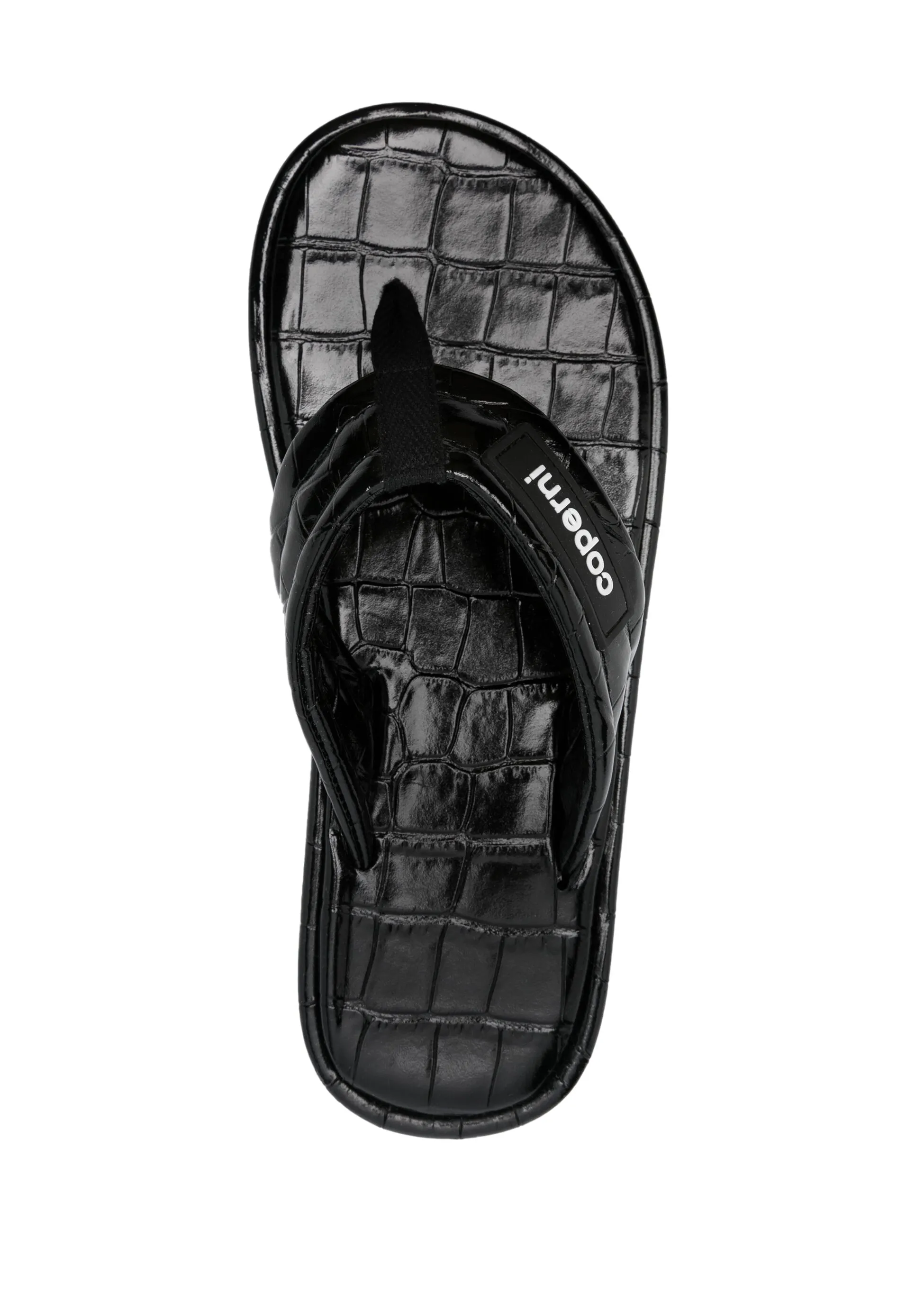 Croco Branded Flip Flop
