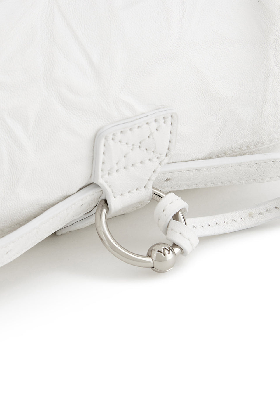 PILLOW HANDLE MINI BAG WHITE
