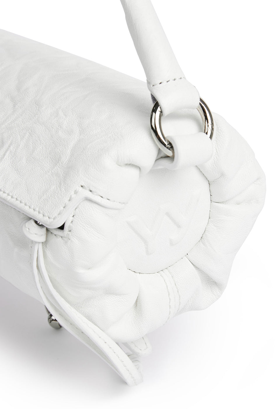 PILLOW HANDLE MINI BAG WHITE