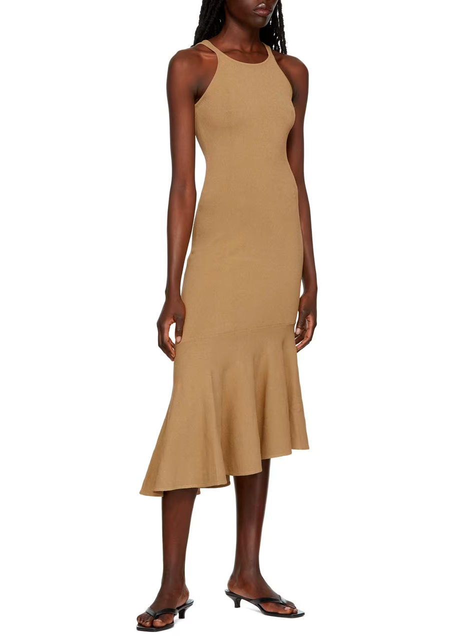Khaki Charlize Midi Dress