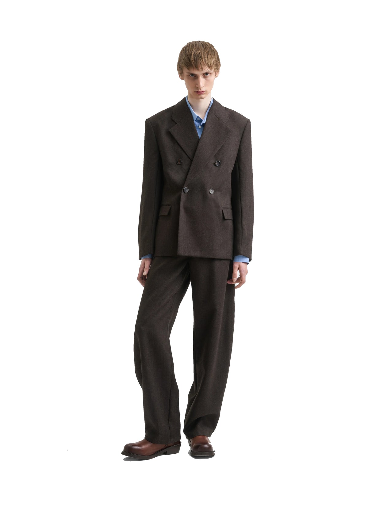 DONOVAN BLAZER - DARK BROWN