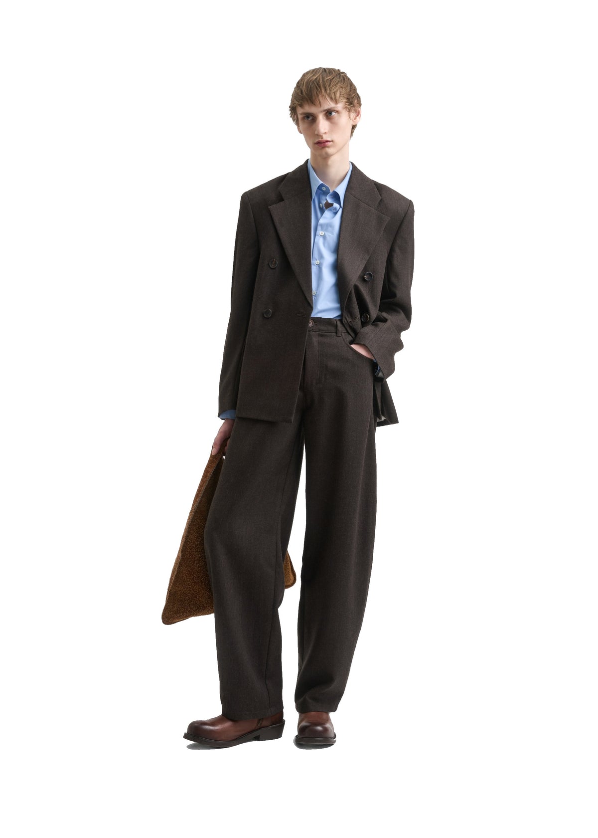 DONOVAN BLAZER - DARK BROWN
