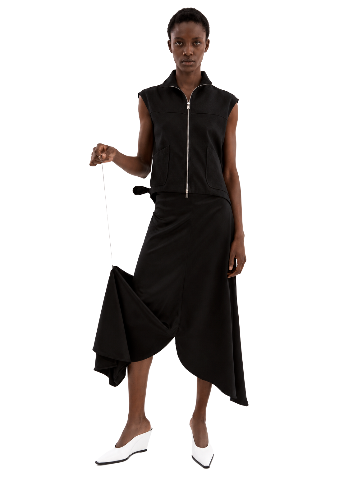 VESPER CHAIN DETAILED SKIRT