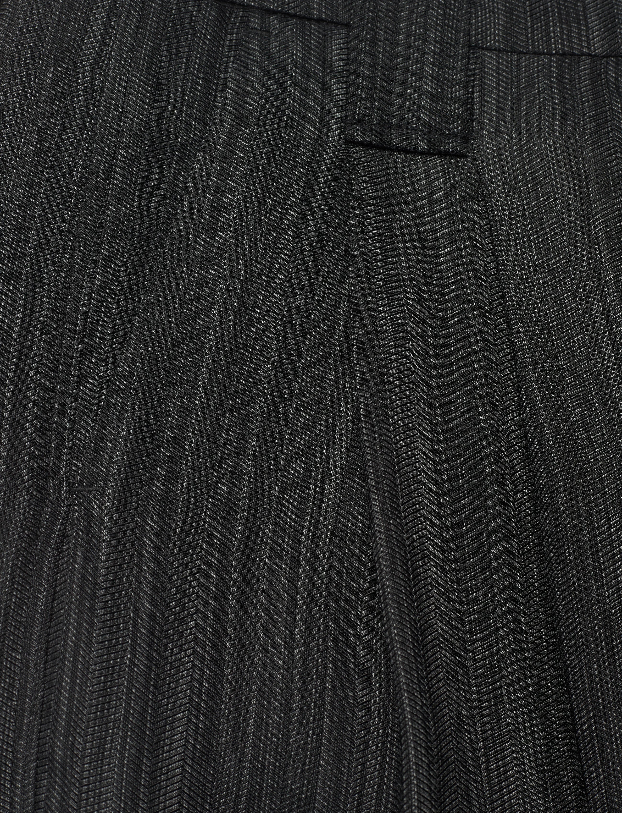 SUITING MID WAIST PLEAT PANTS
