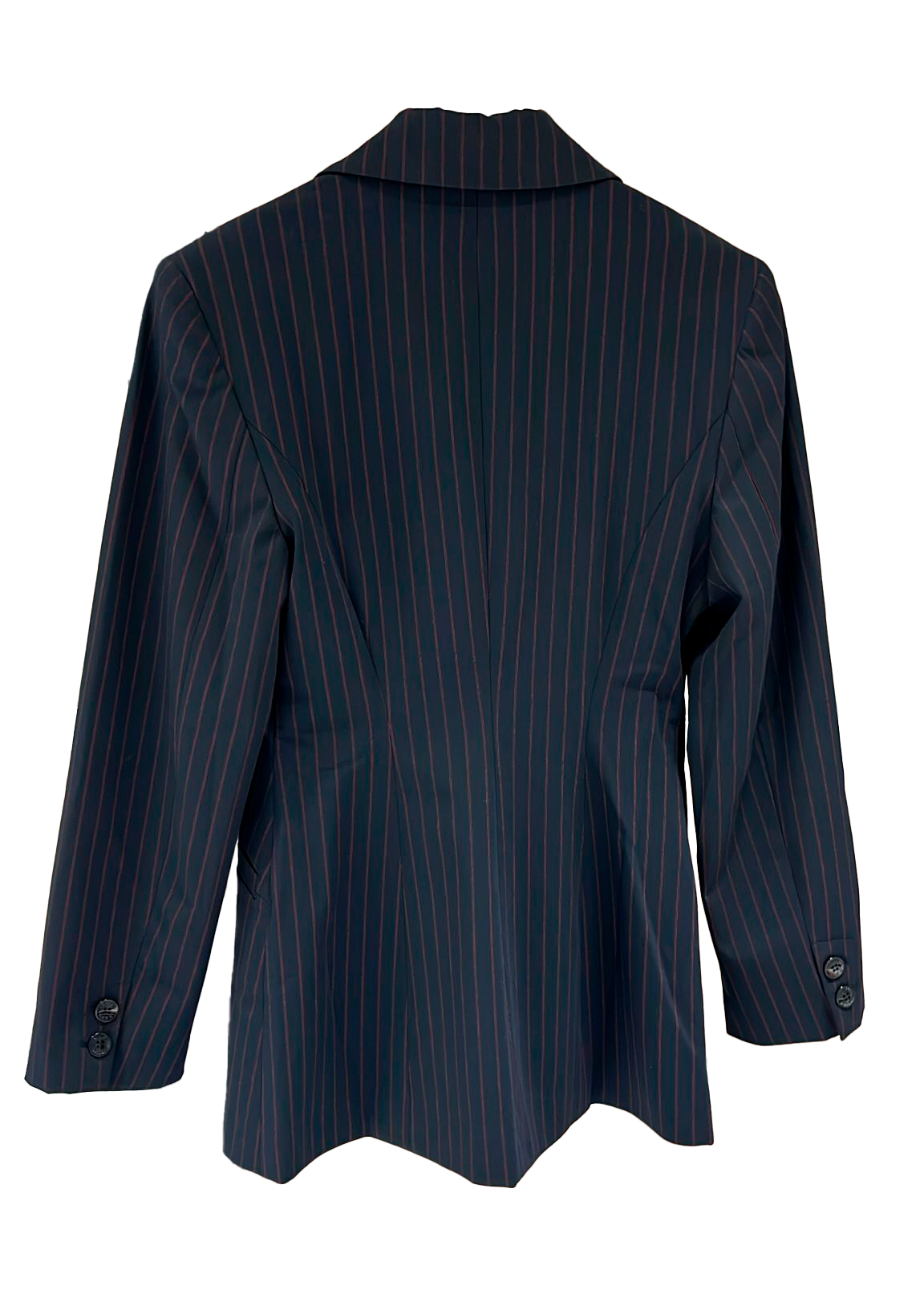 STRETCH STRIPE FITTED BLAZER