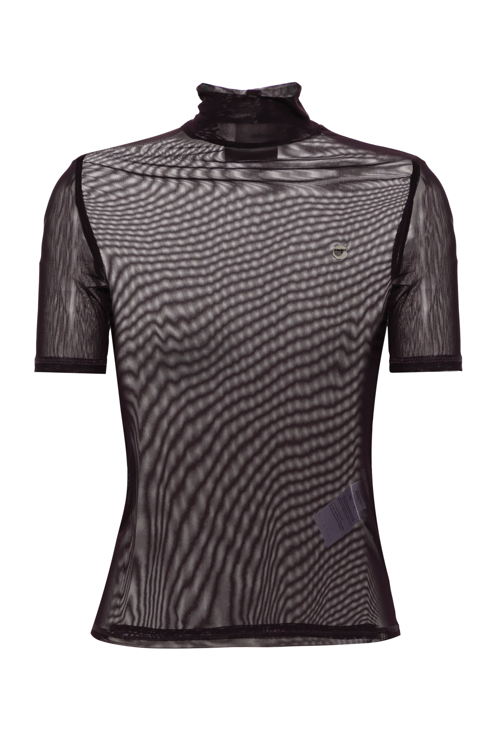 High Neck Fitted Top