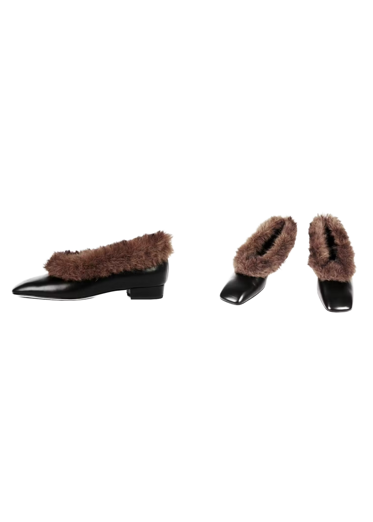 LEONORE ROUNDED LOAFER WITH FUR