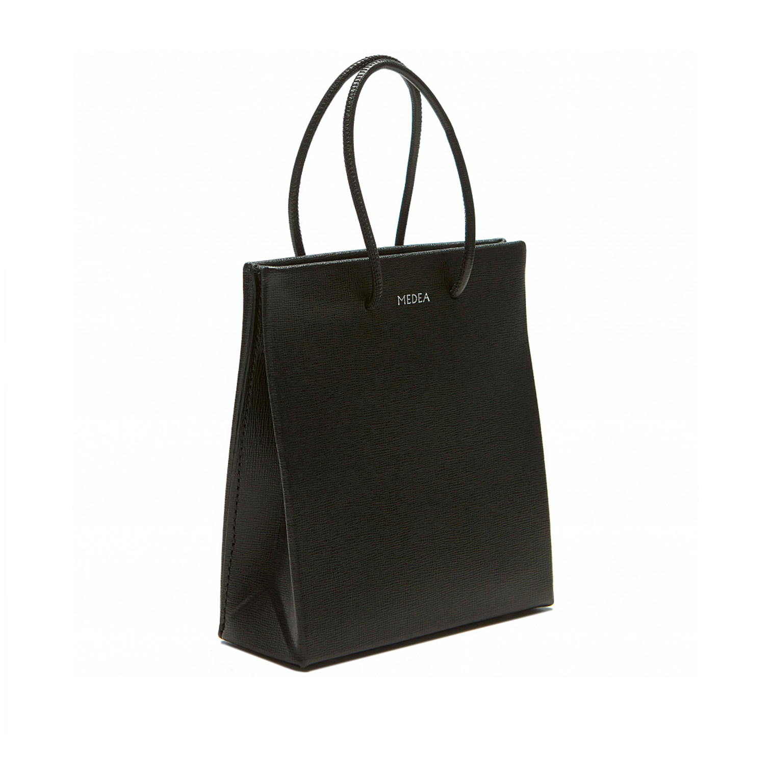 SHORT PRIMA BAG SAFE LEATHER - BLACK