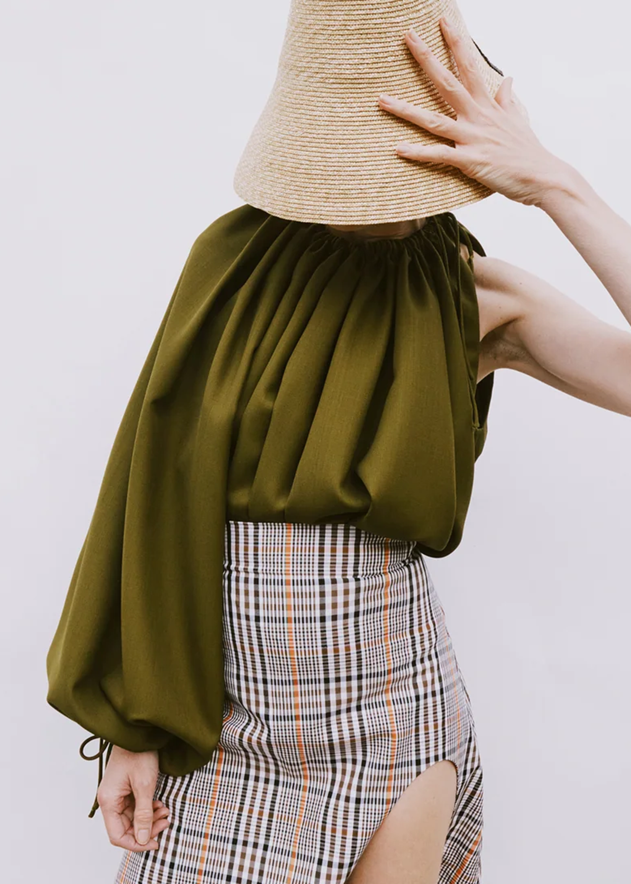 One-Sleeve Voluminous Top