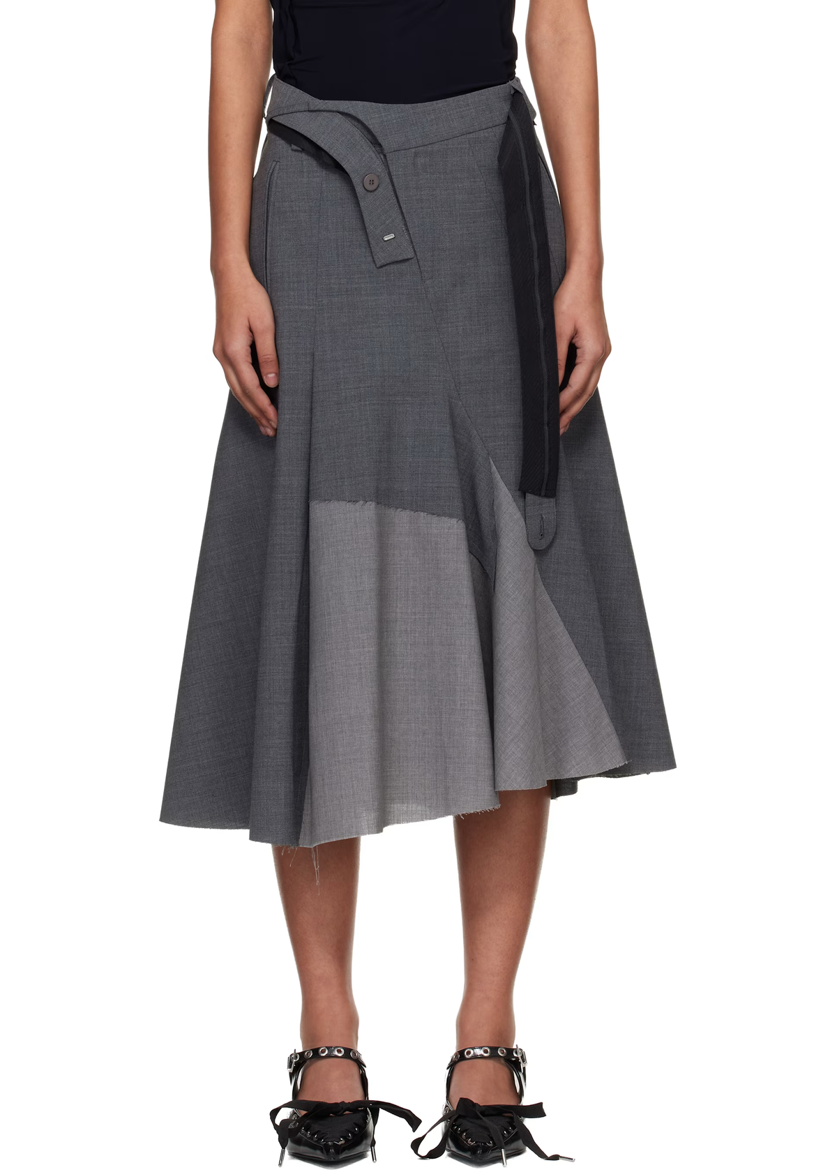 Strapped Business Skirt
