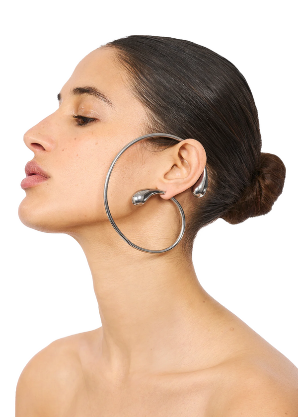 Pistil Mega Hoops Silver