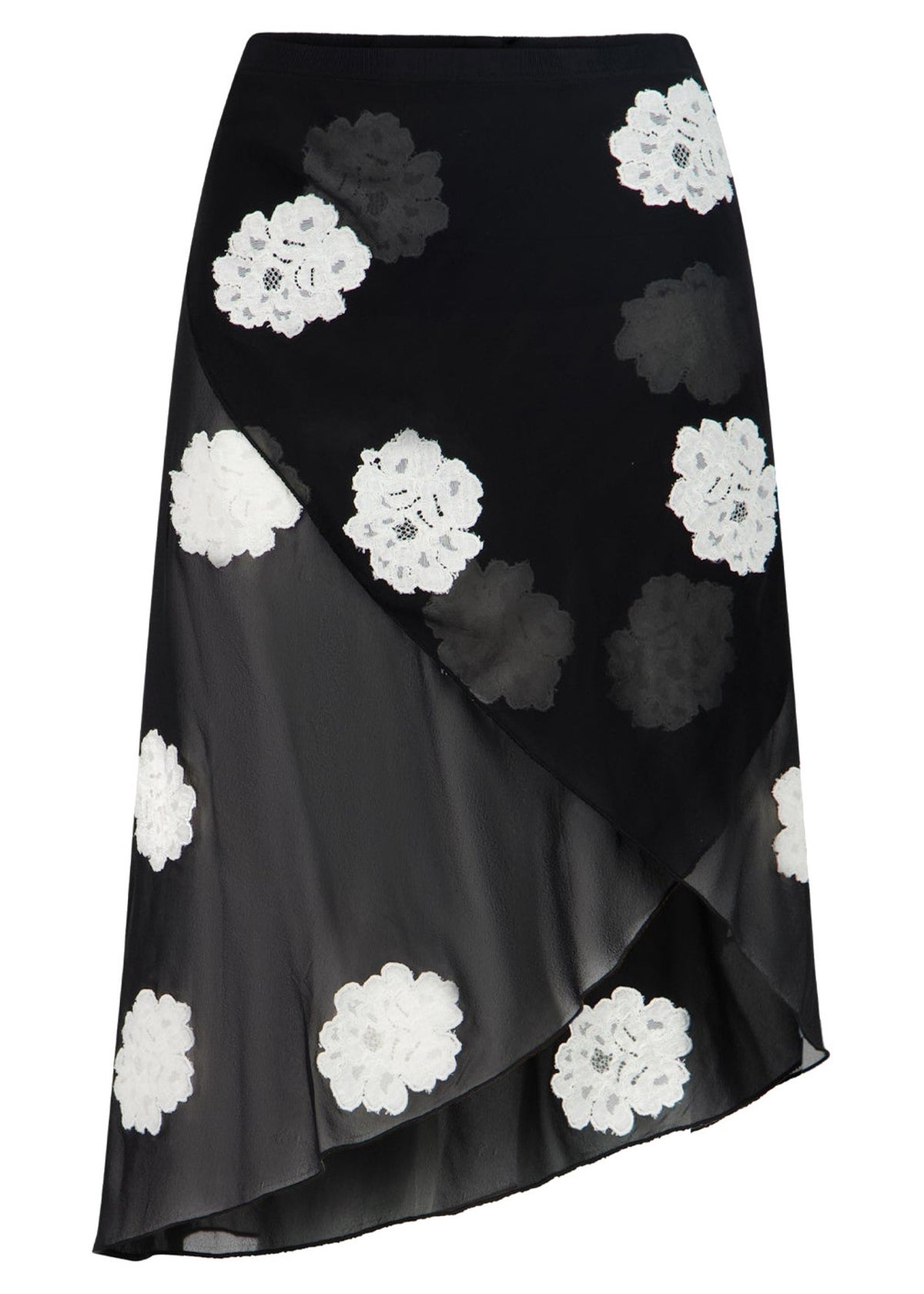 Polka Skirt - Black