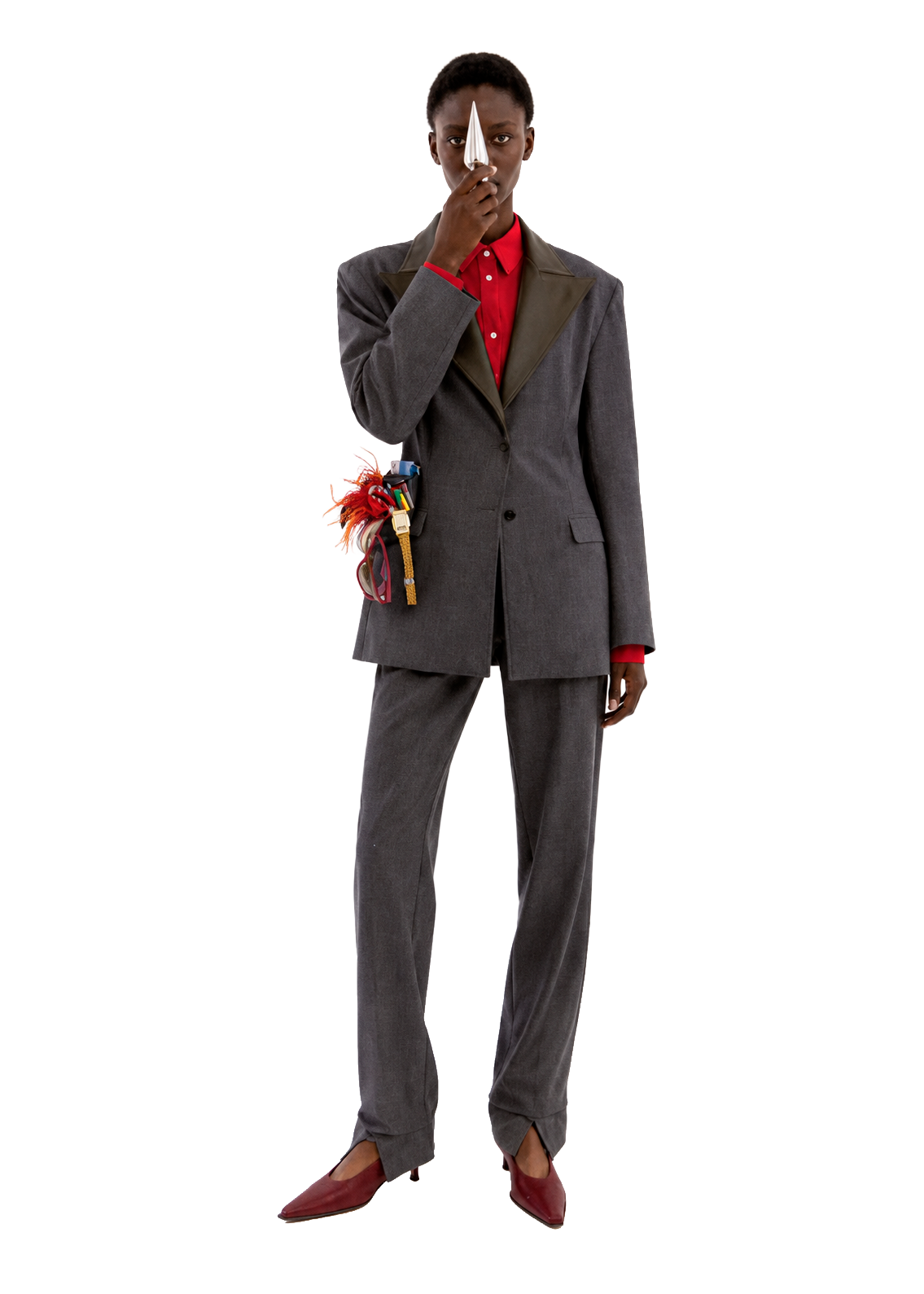 VERIK BACK-TO-FRONT SIGNATURE PANTS