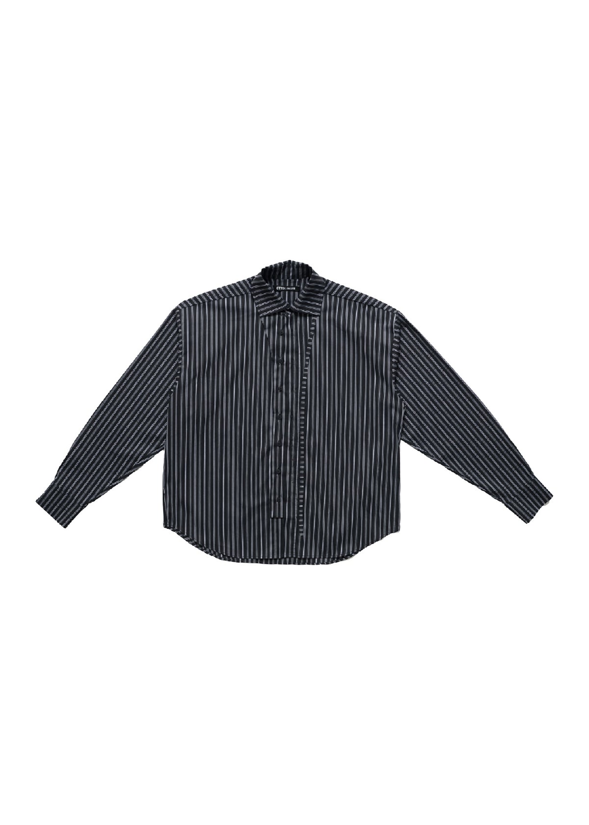 DOUBLE CLOSURE SHIRT - BLUE STRIPE