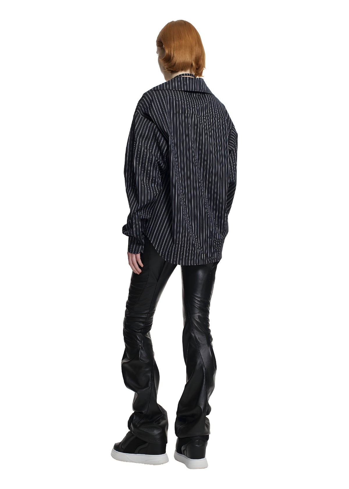 DOUBLE CLOSURE SHIRT - BLUE STRIPE