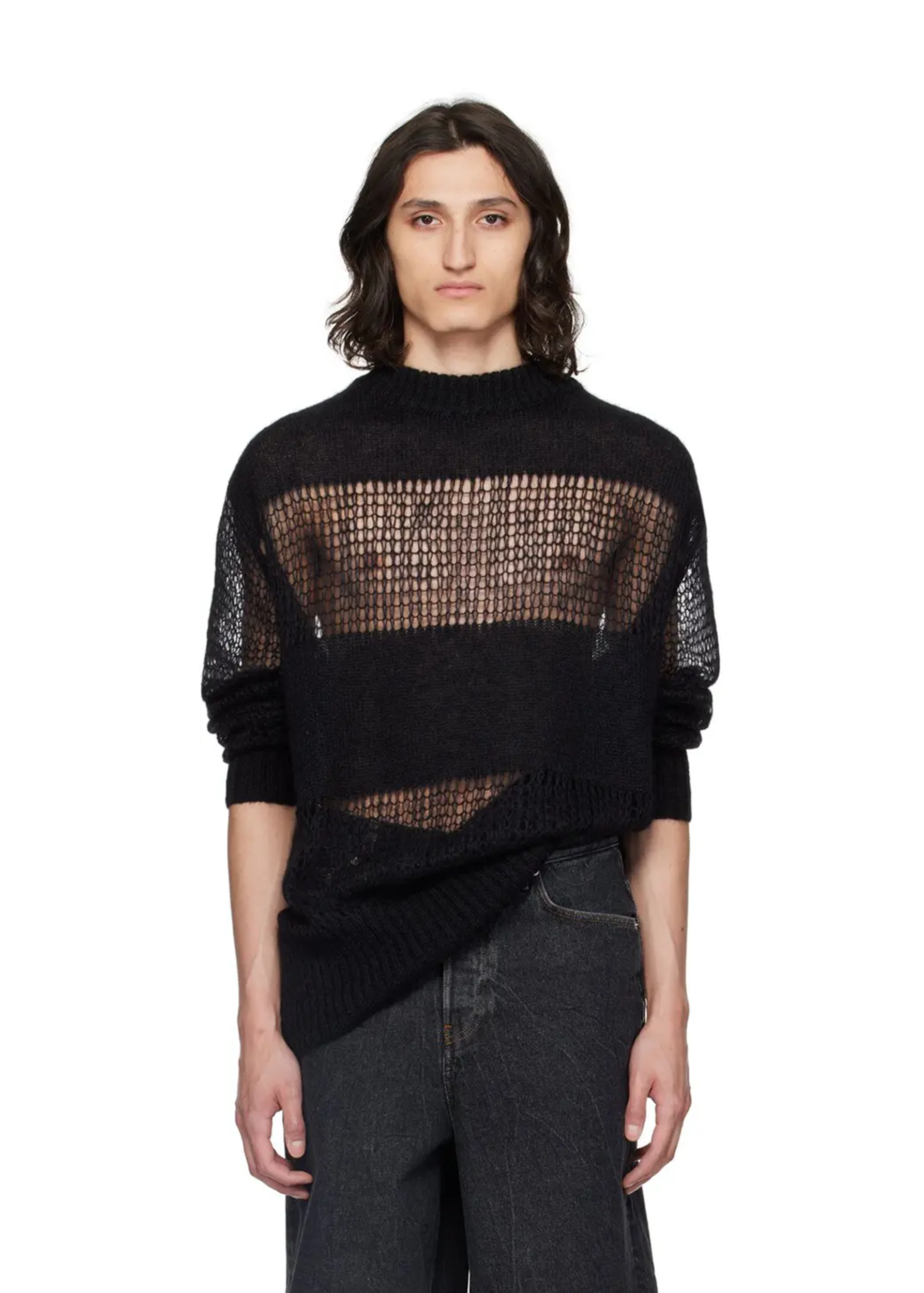 WOMEN'S GIANT LOOSE KNIT SWEATER