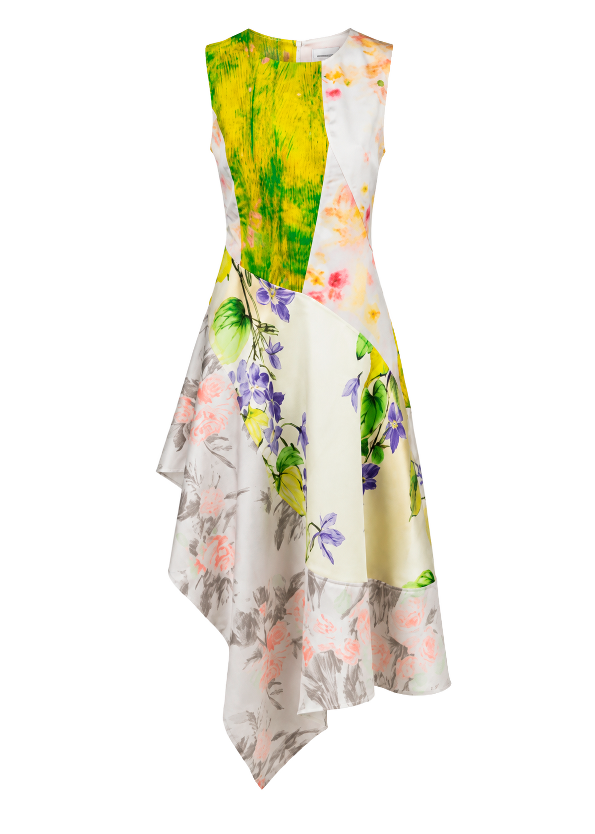 PABLO ASYMETRICAL PANEL DRESS