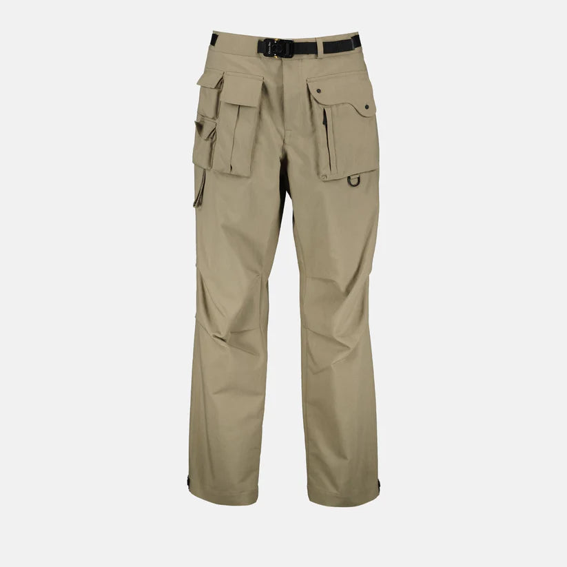 Beige Saddle Cargo Pants