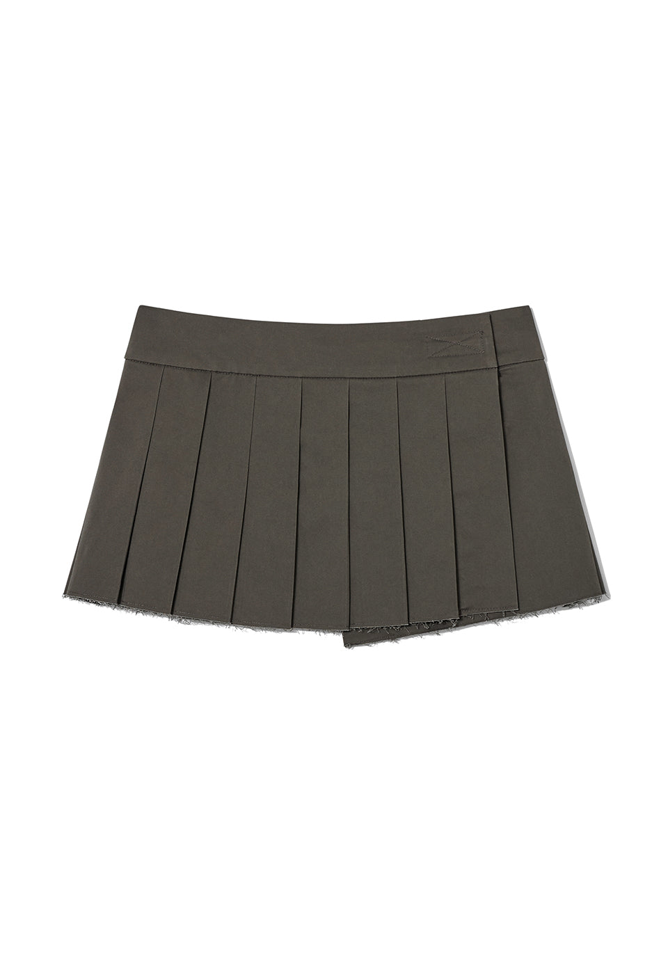PLEATED LAYERED SKIRT