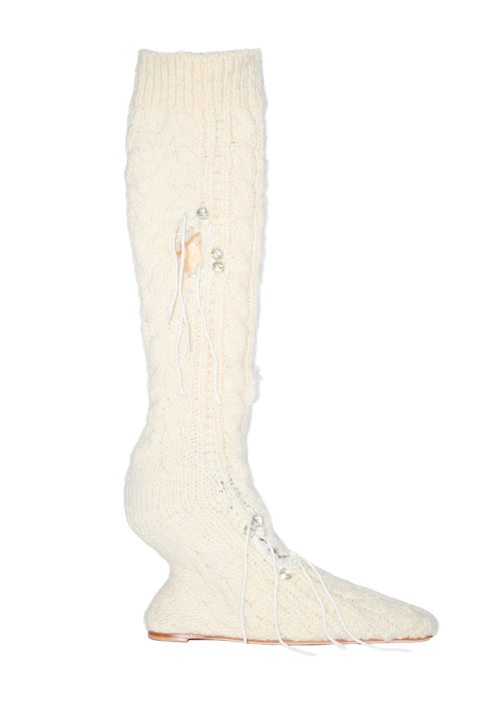 Distressed Sock Boots