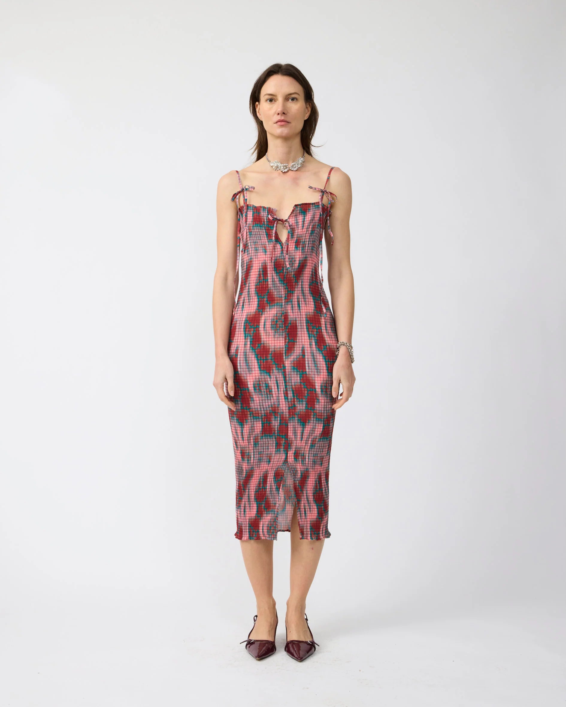 Leni Reversible Smock Dress in Gallia