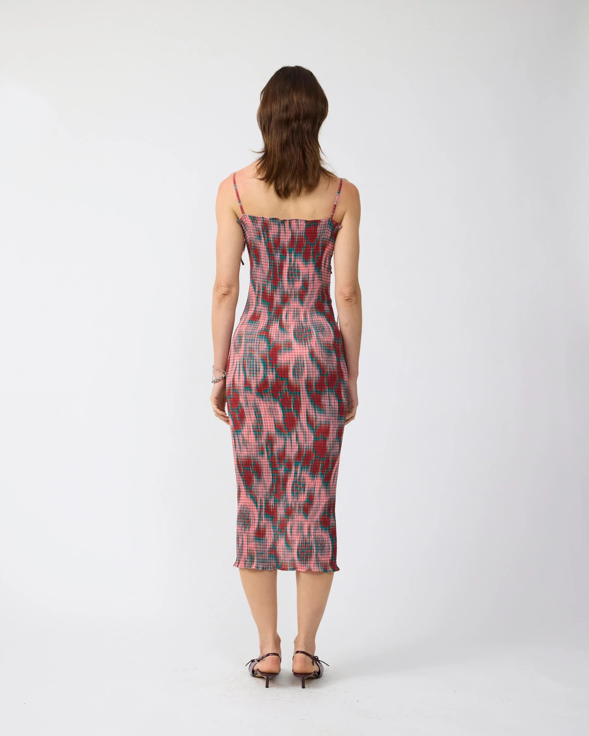 Leni Reversible Smock Dress in Gallia