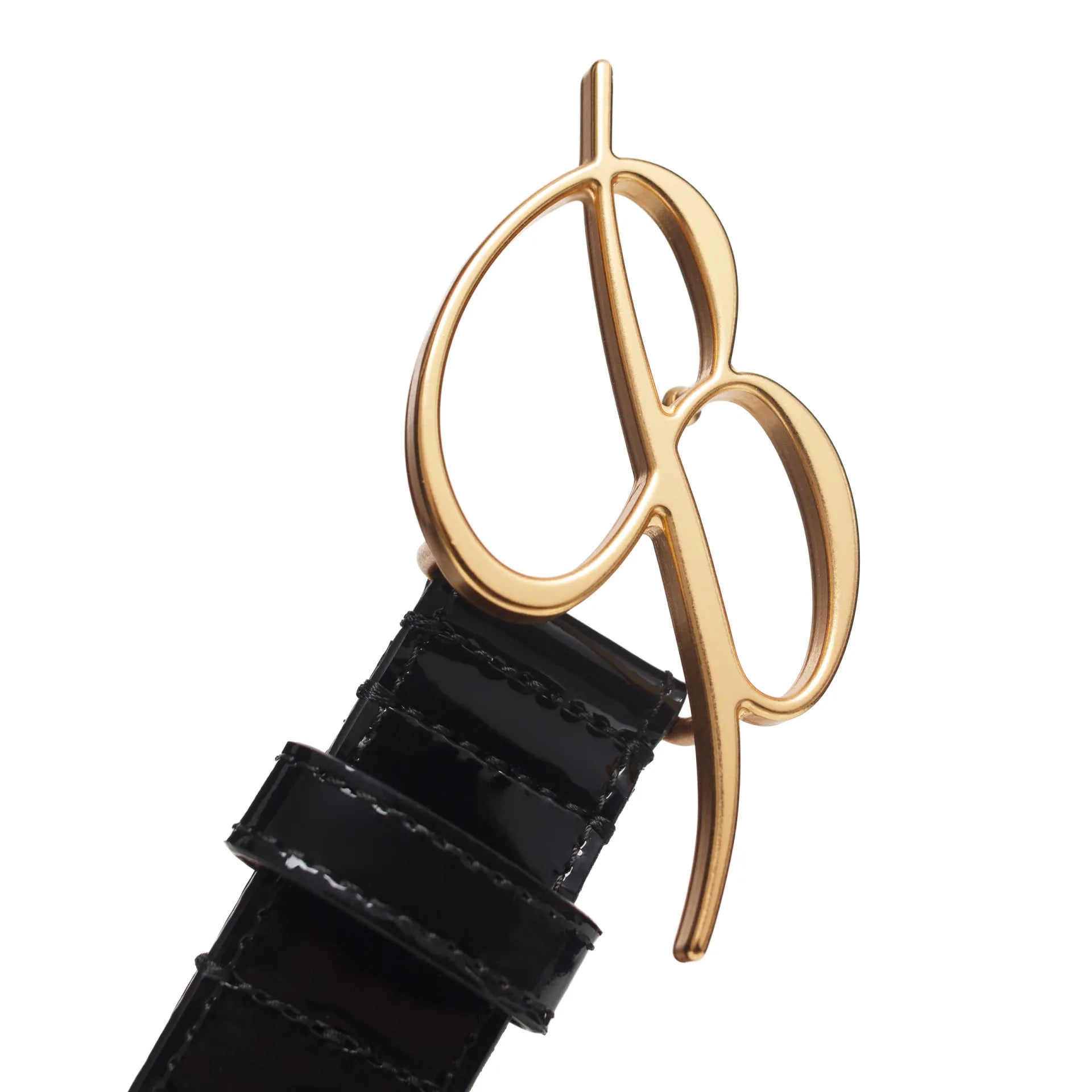 Black Logo Belt