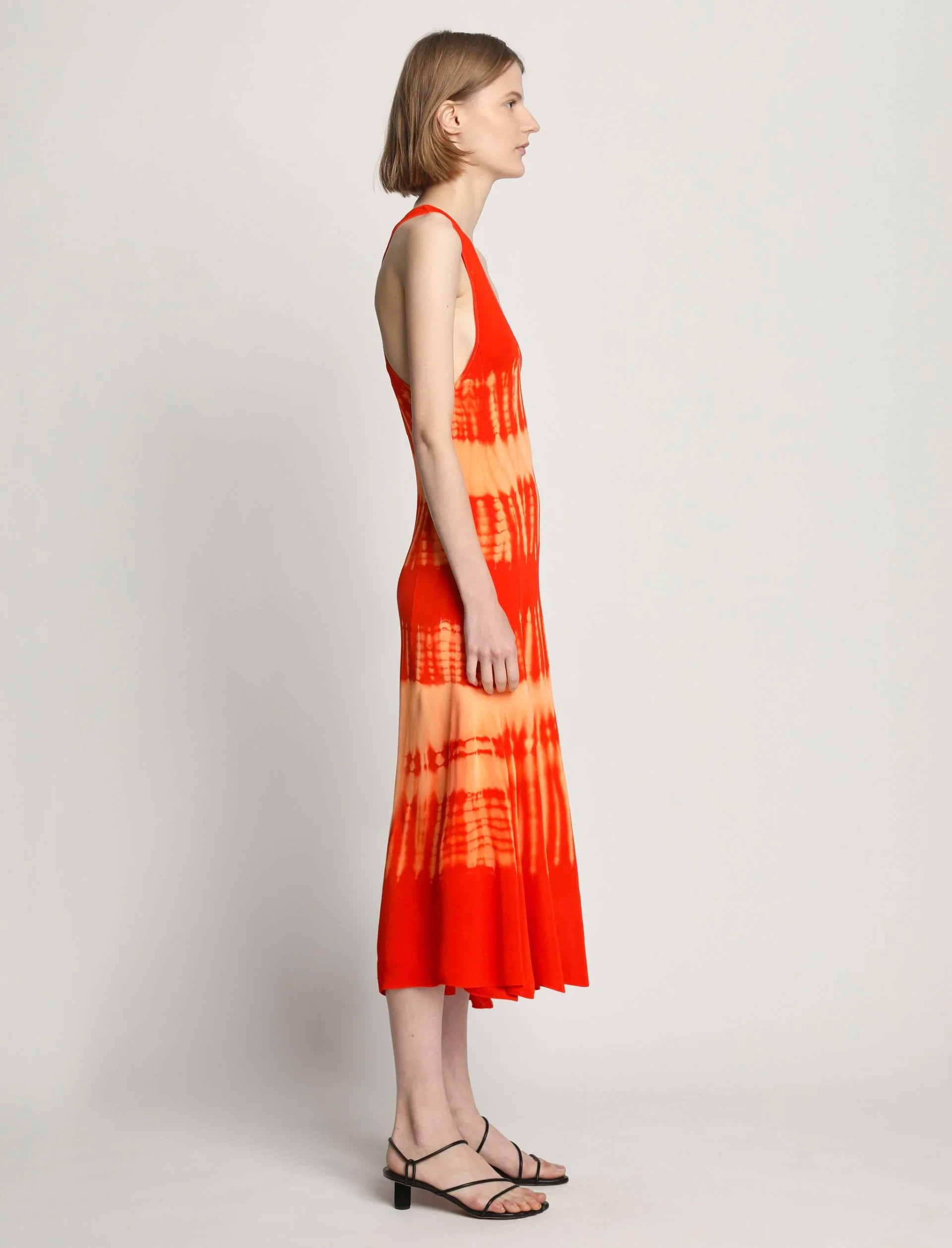 VISCOSE KNIT TIE DYE DRESS