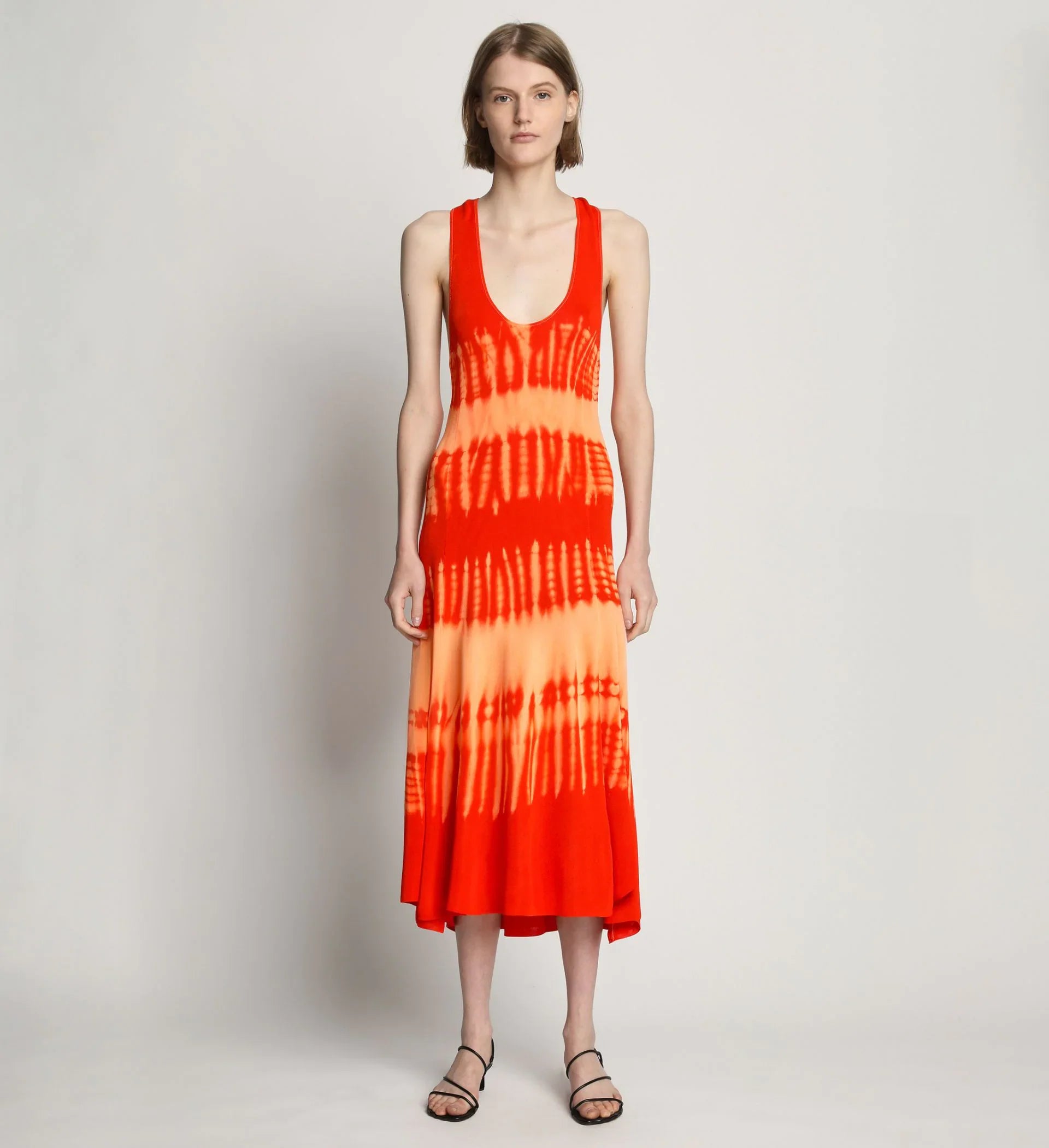 VISCOSE KNIT TIE DYE DRESS
