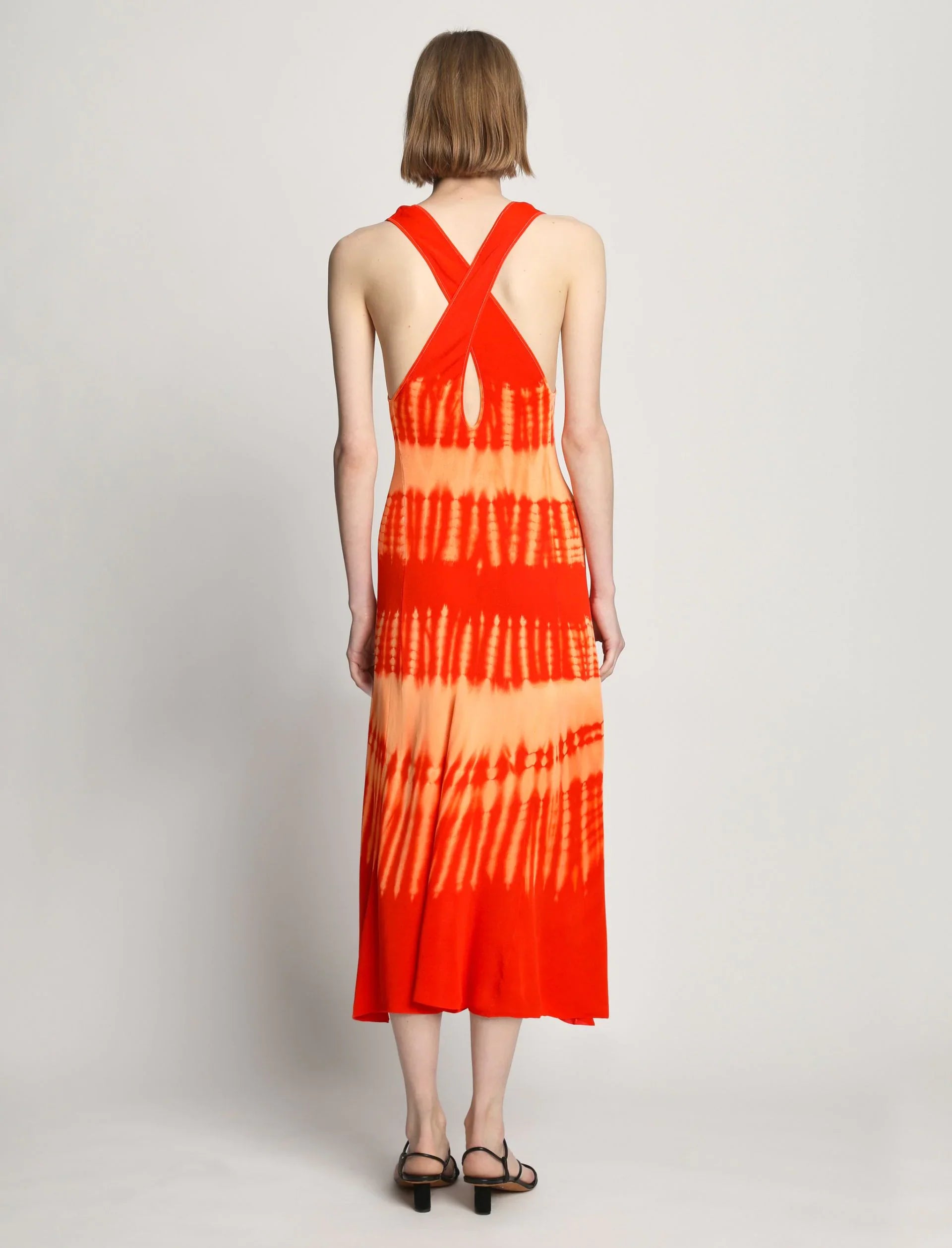 VISCOSE KNIT TIE DYE DRESS