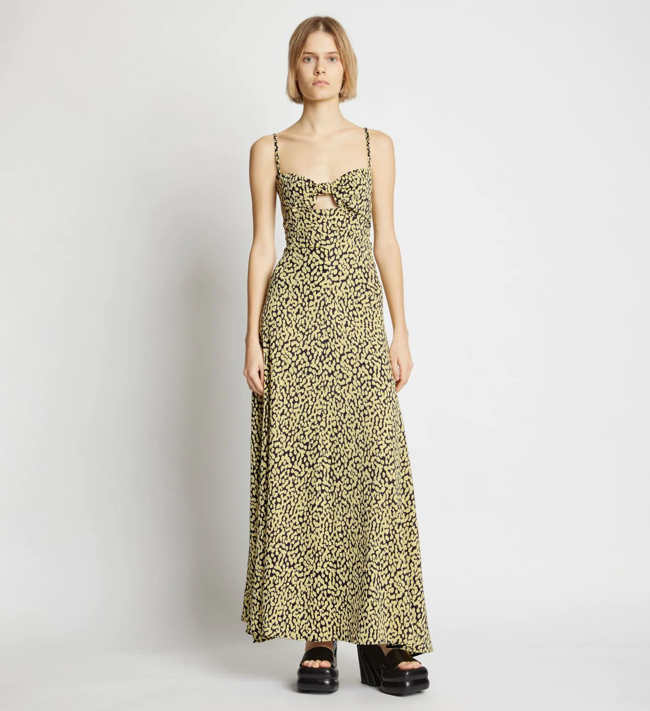 PRINTED LEOPARD TANK DRESS