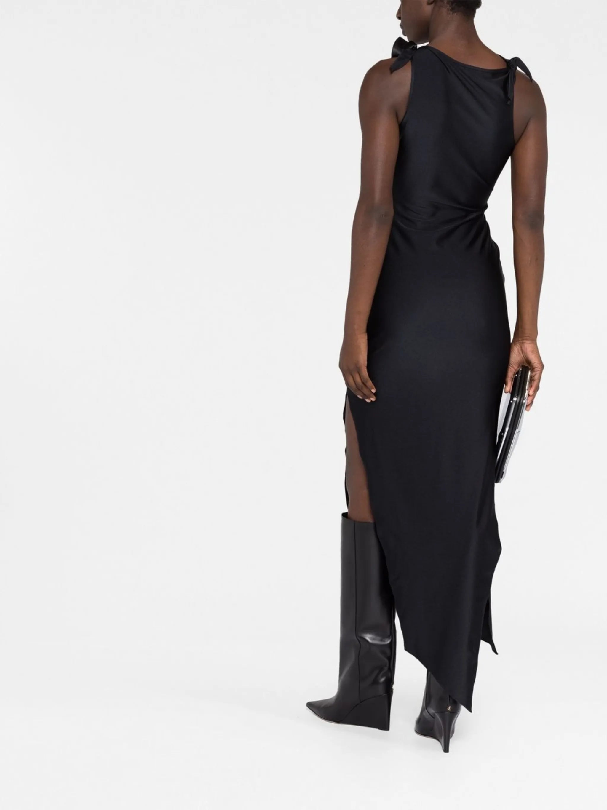 Asymmetric Flower Gown