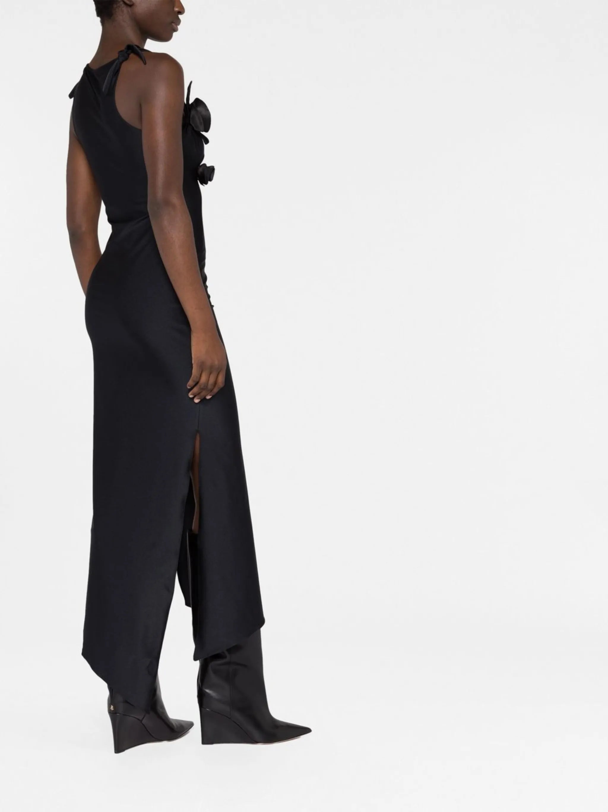 Asymmetric Flower Gown