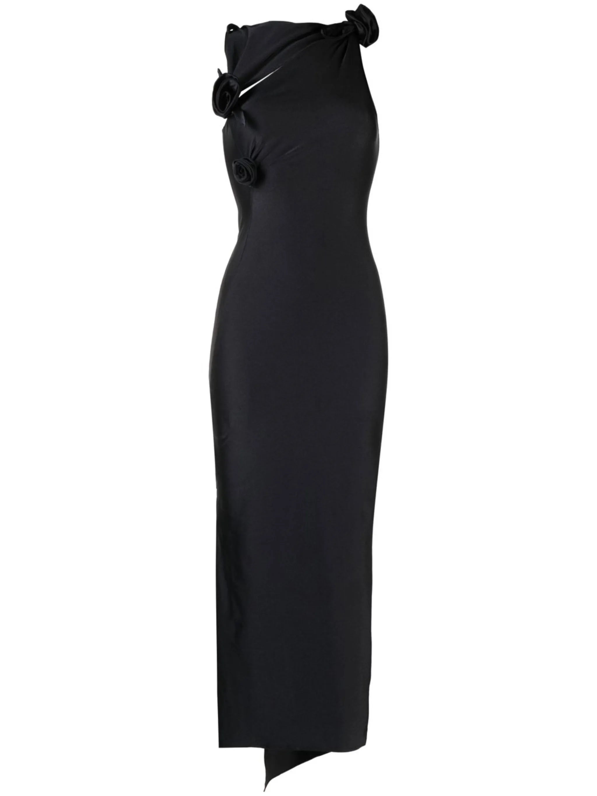 Asymmetric Flower Gown