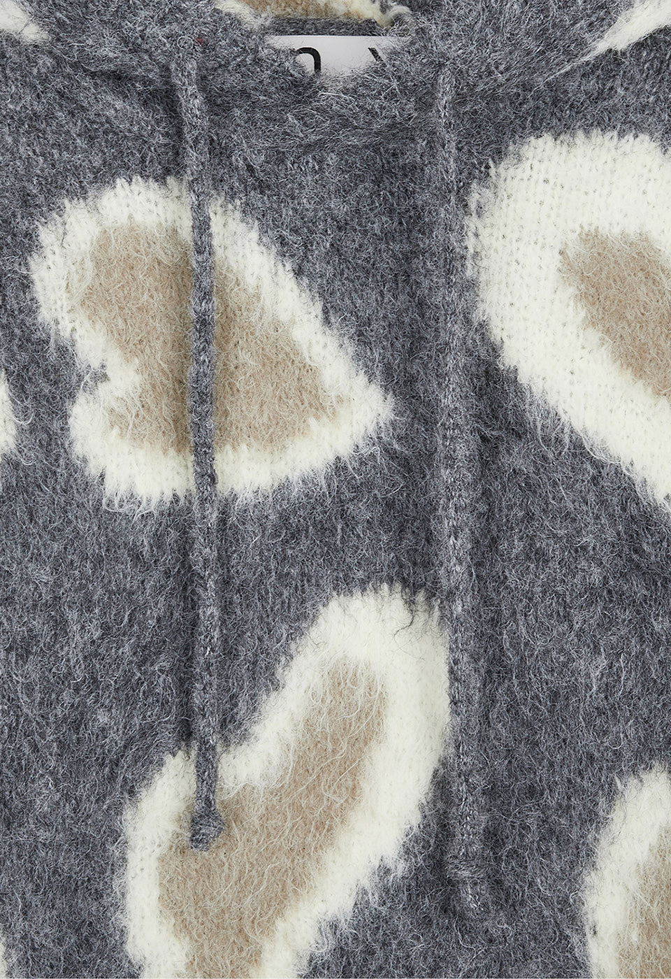 Knitted Leopard in Love Hoodie