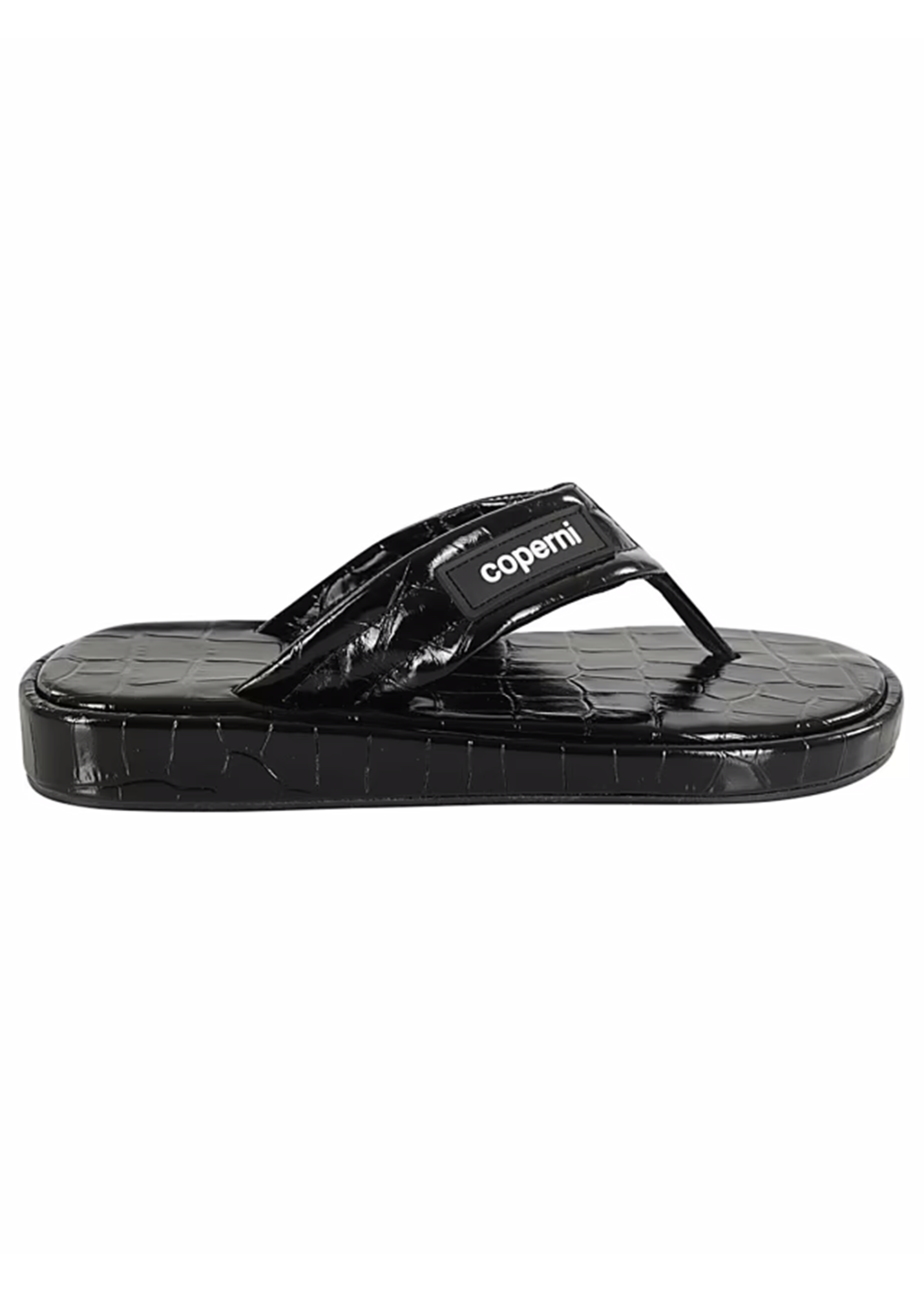 Croco Branded Flip Flop