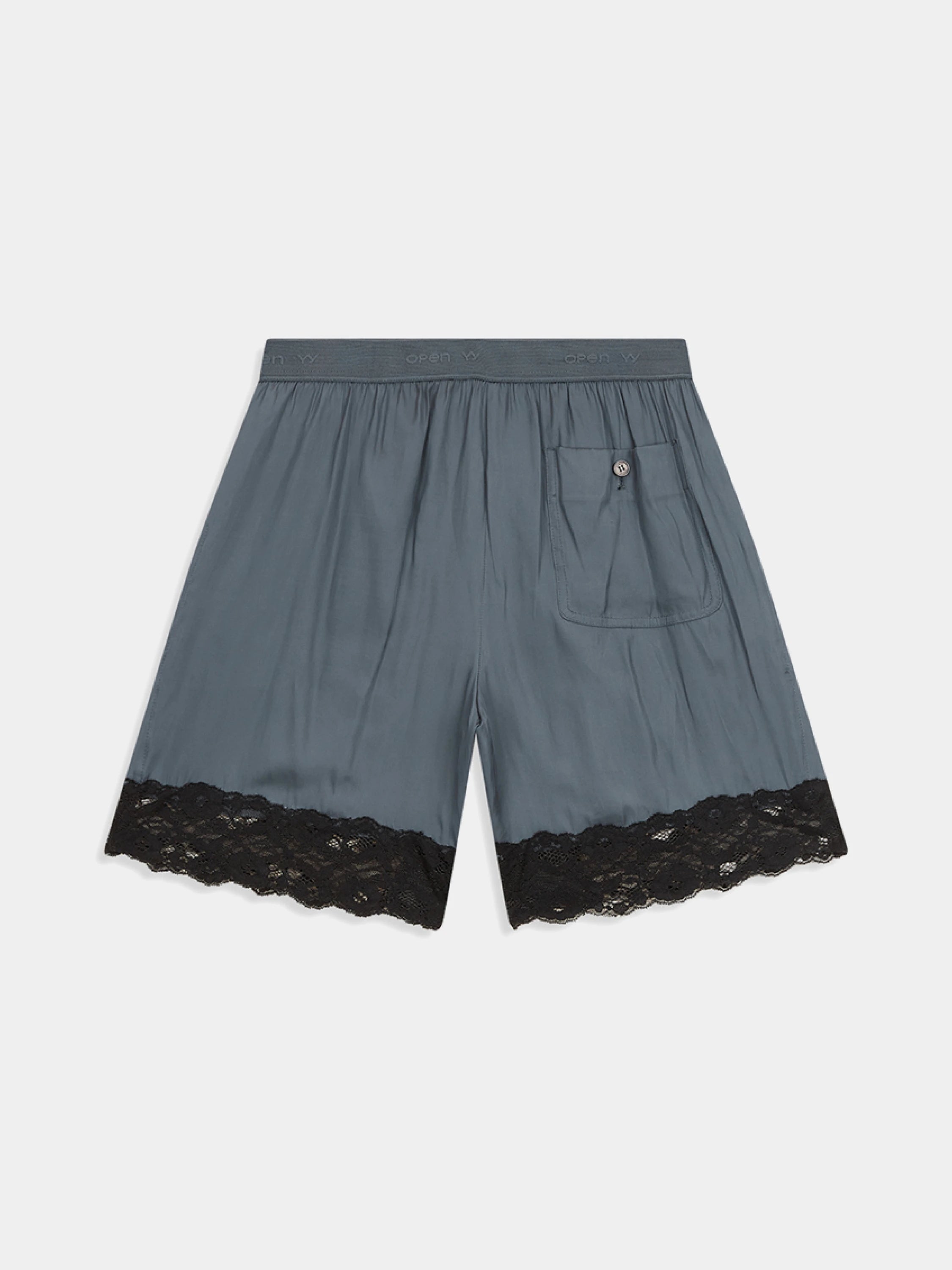 LACE TRIM LOUNGE SHORTS