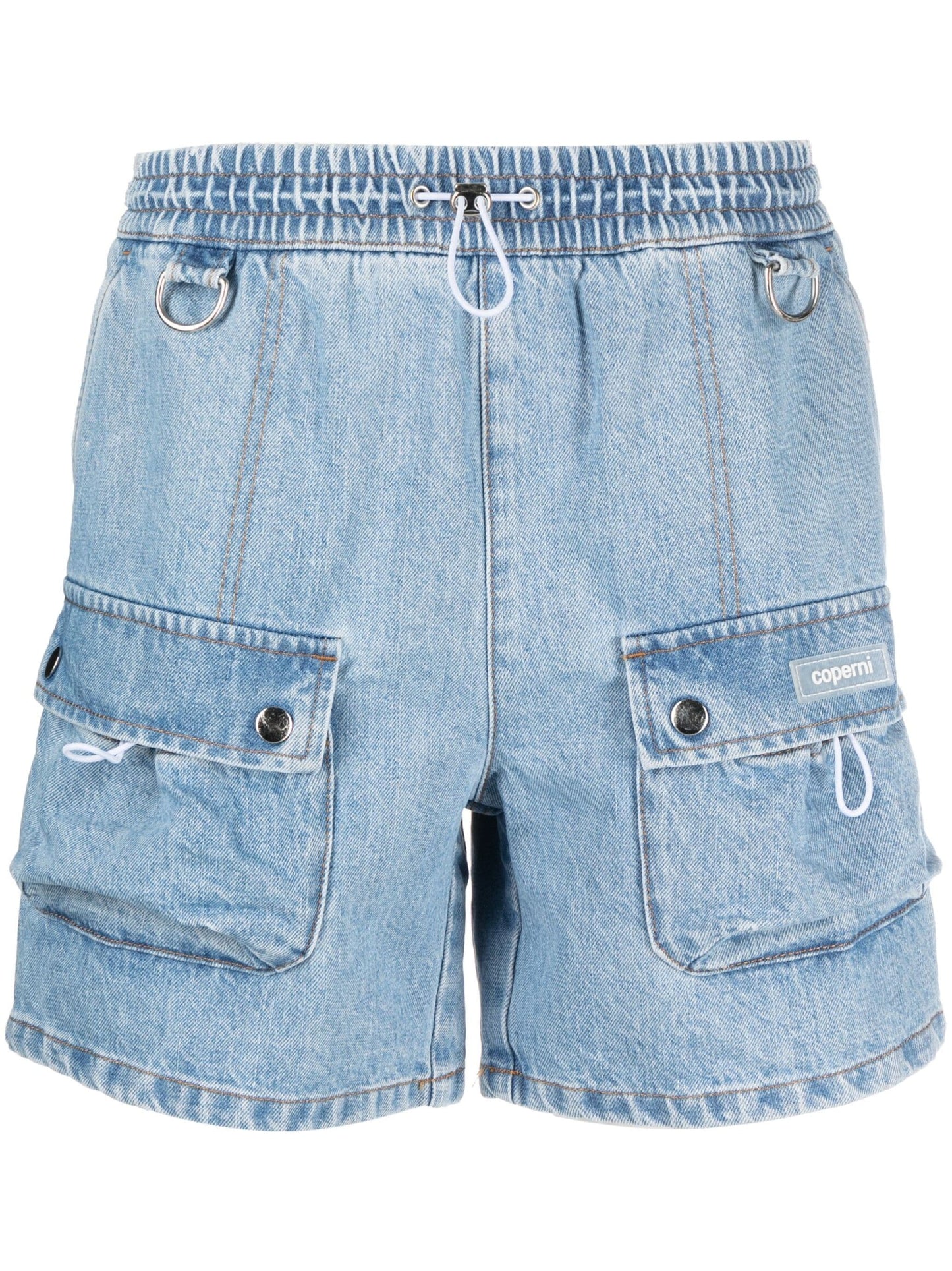 DENIM CARGO SHORTS