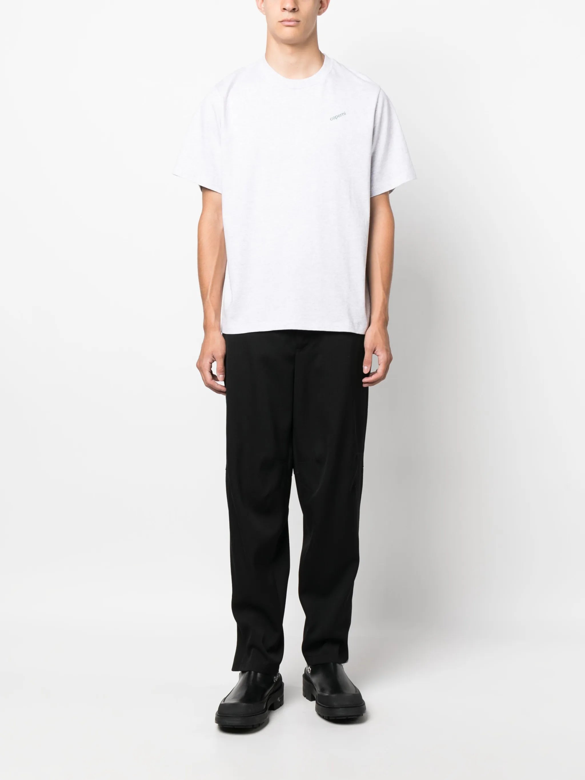 Logo Boxy T-Shirt Grey