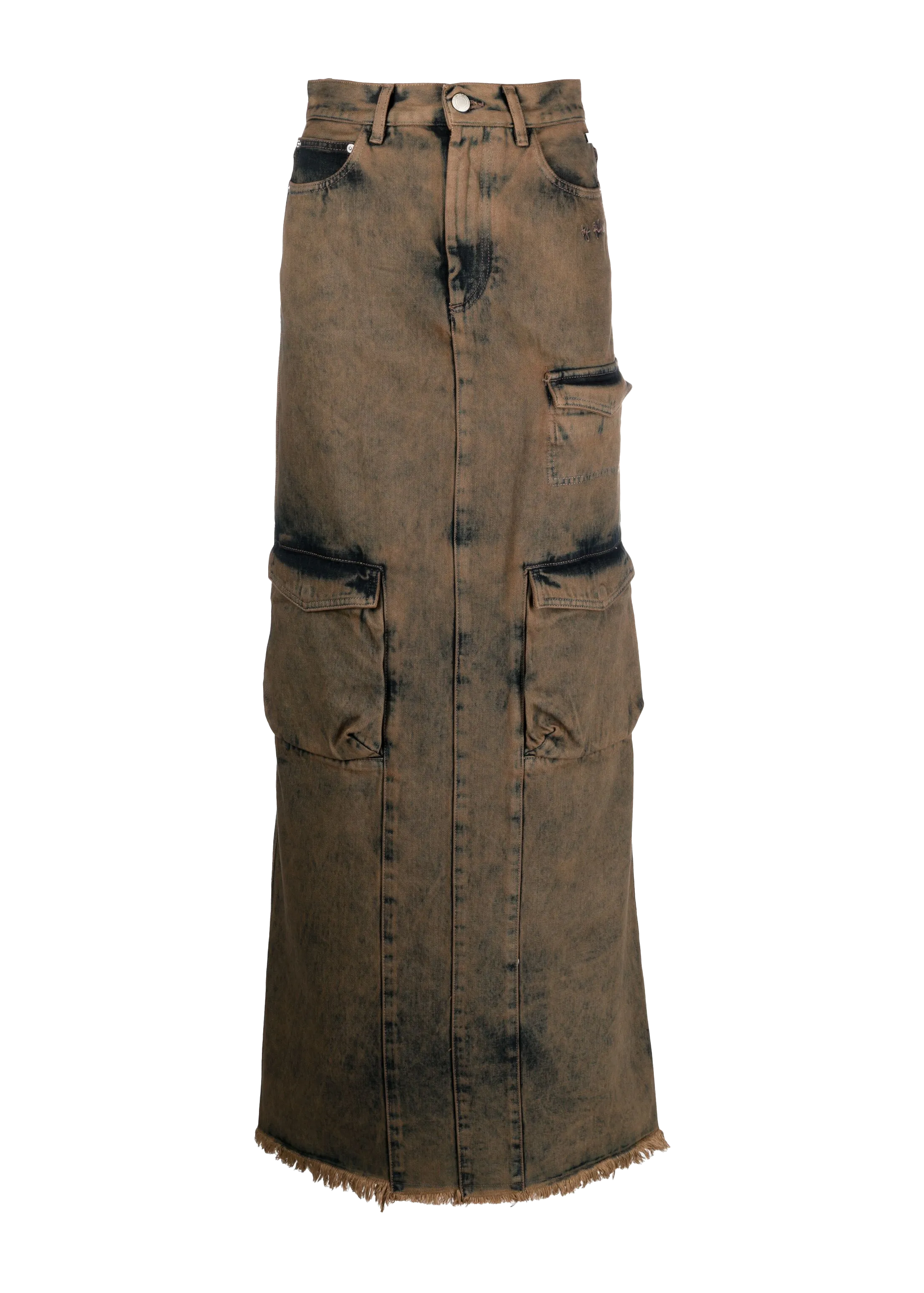 DENIM CARGO SKIRT